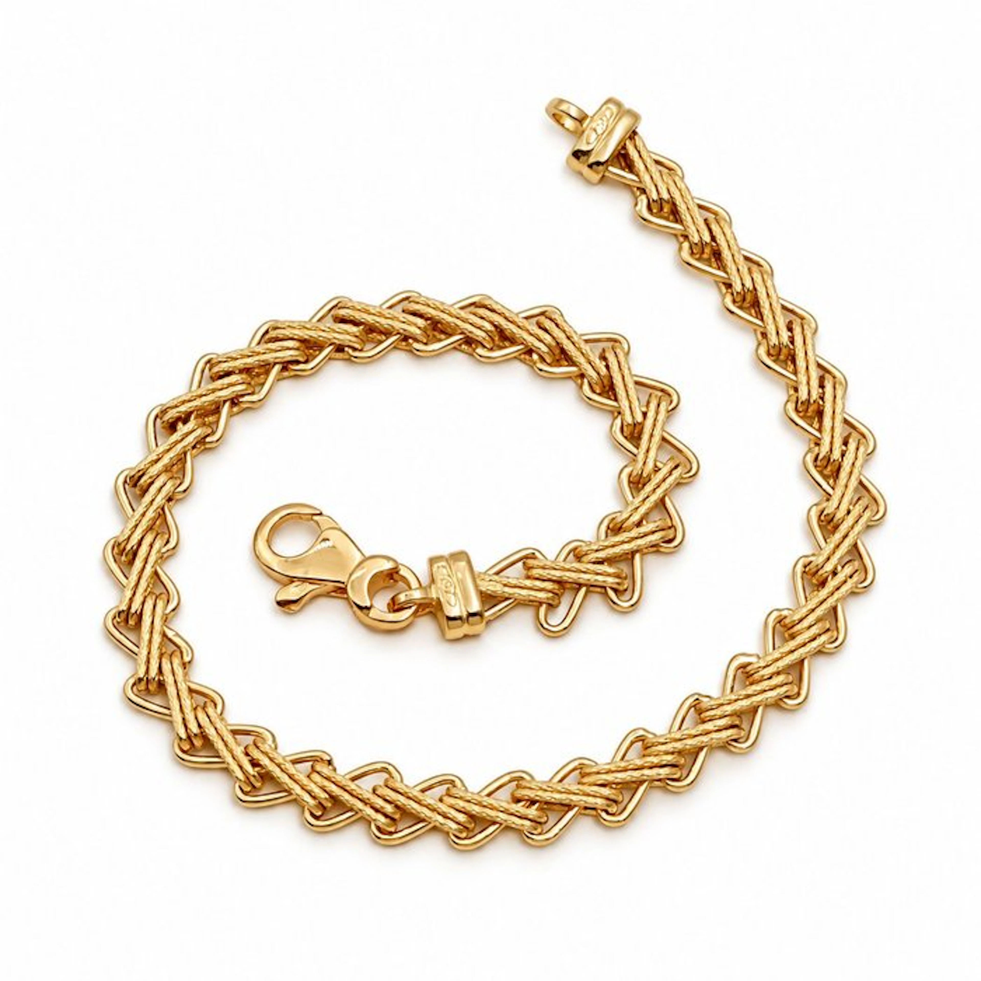 No reserve price - Bracelet - 18 kt. Yellow gold - Made in Italy - Handmade