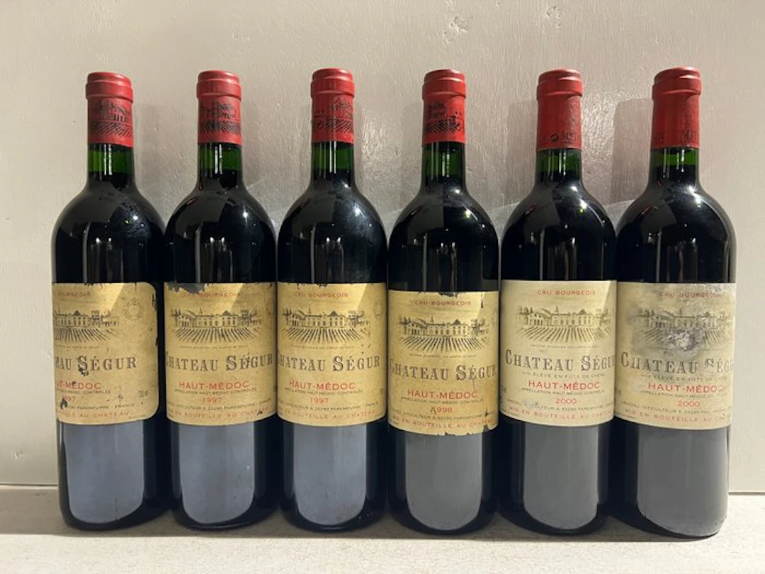 1998 2000 x 2 & 1997 x 3 Chateau Ségur - Haut-Médoc Cru...