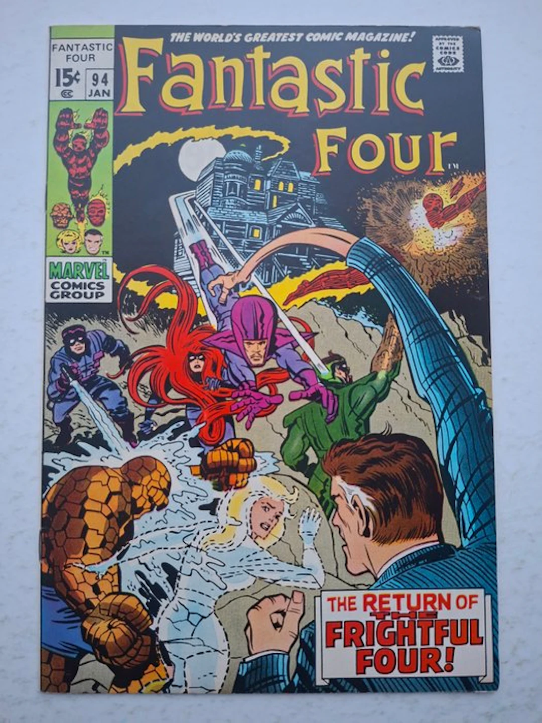 Fantastic Four 94 - 1st App of Agatha Harkness - 1 Comic - First edition - 1970