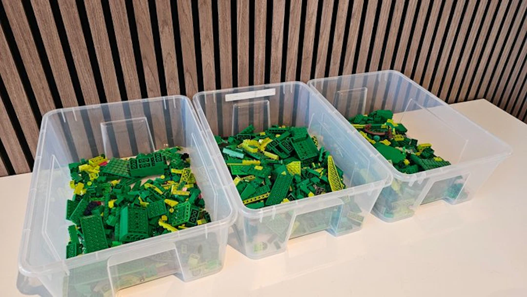 LEGO Pieces - 1000 Pieces - Groen