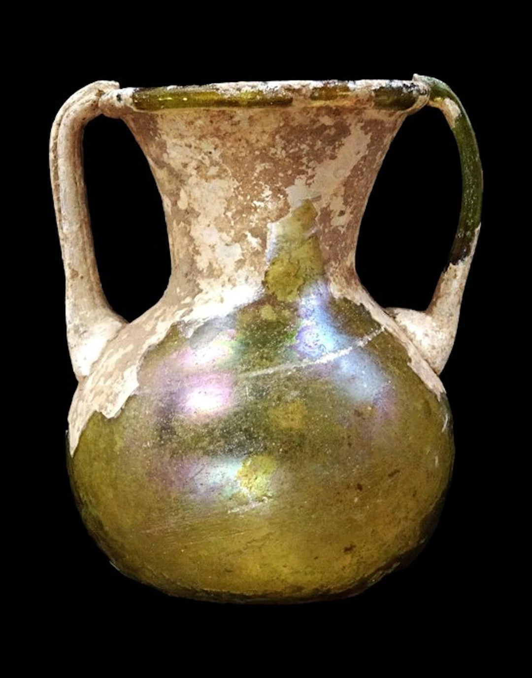 Ancient Roman - Roman glass vase - 2nd/3rd century AD.