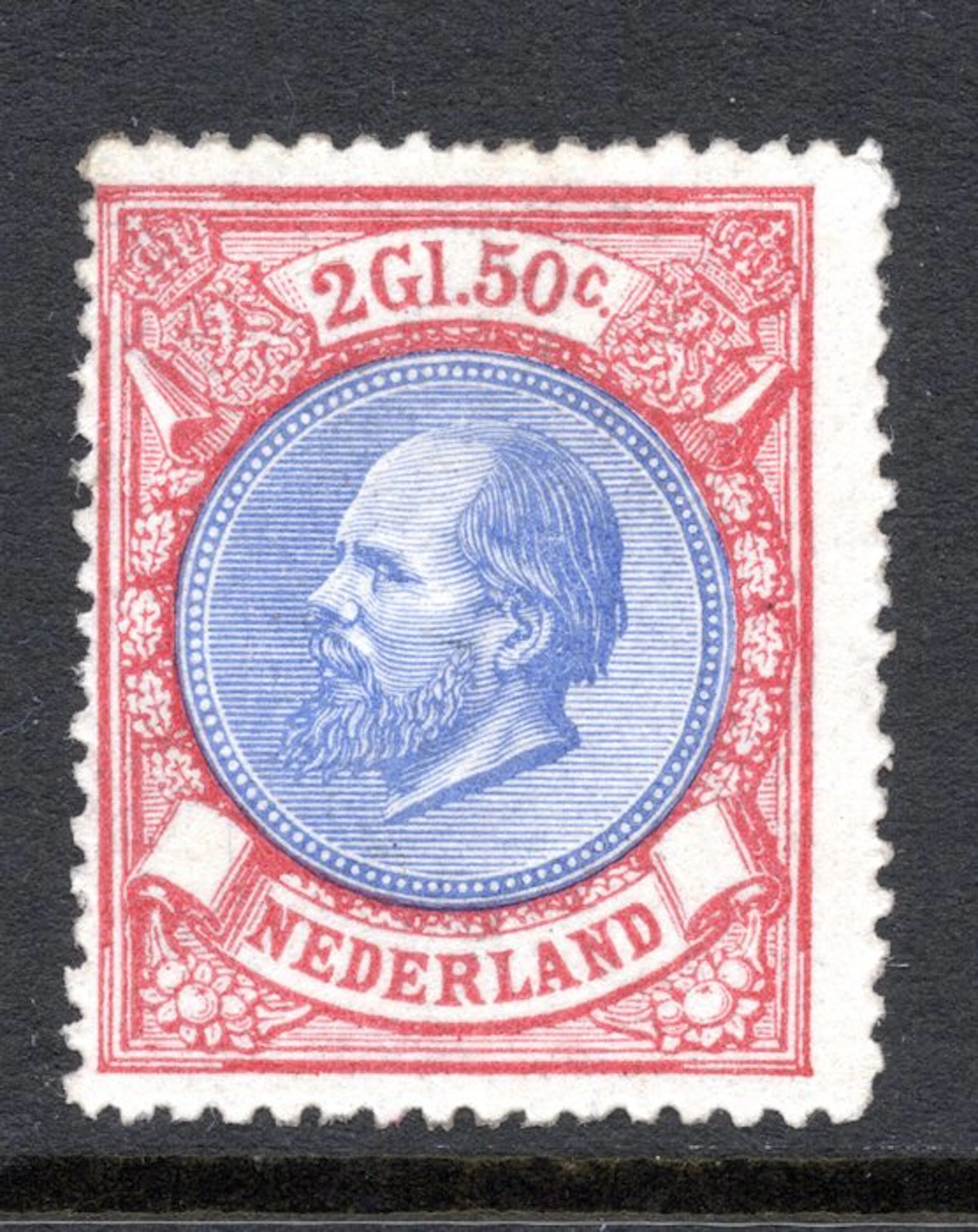 Netherlands 1872 - 2.50 guilders King William III - Free...