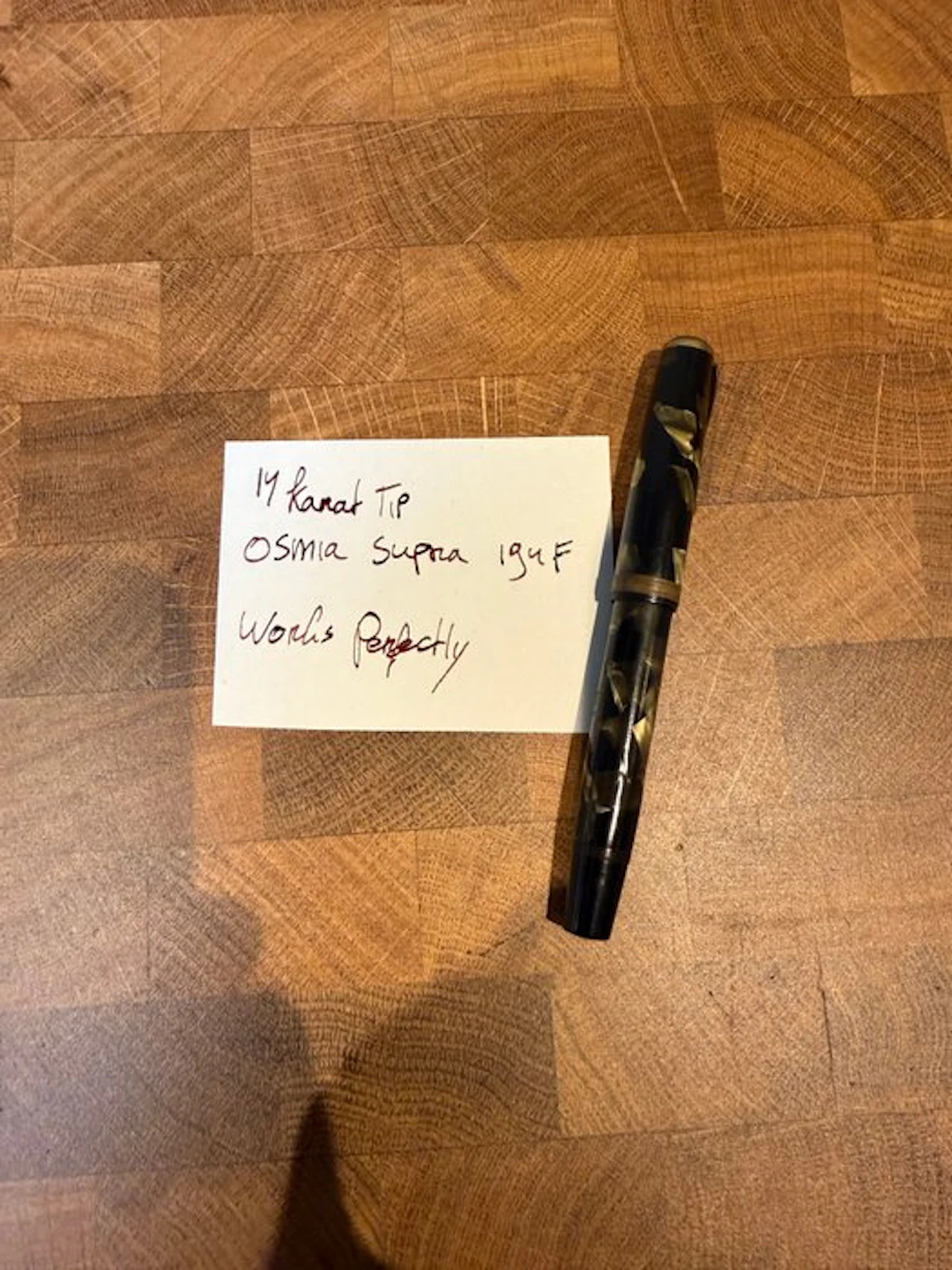 Osmia - Supra Progress 194 F - Fountain pen
