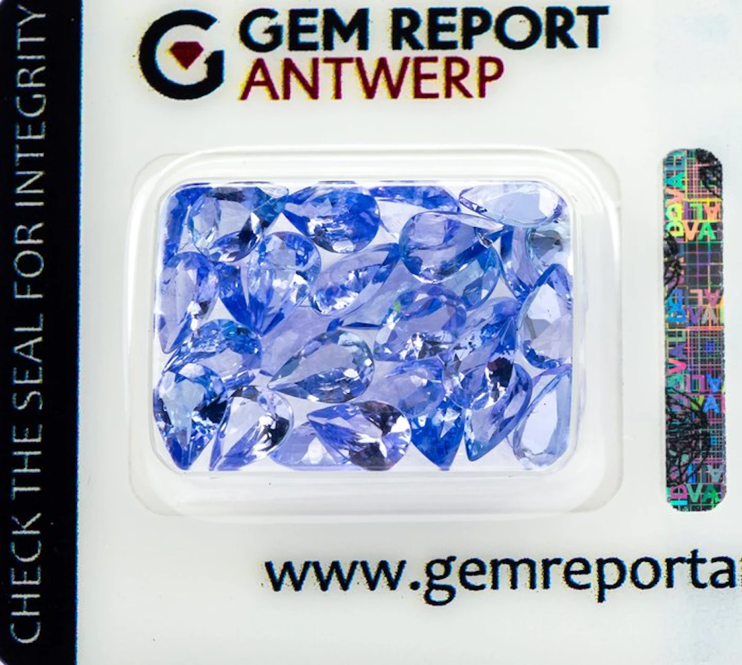 No reserve price - 30 pcs Tanzanite - 9.71 ct - Gem...