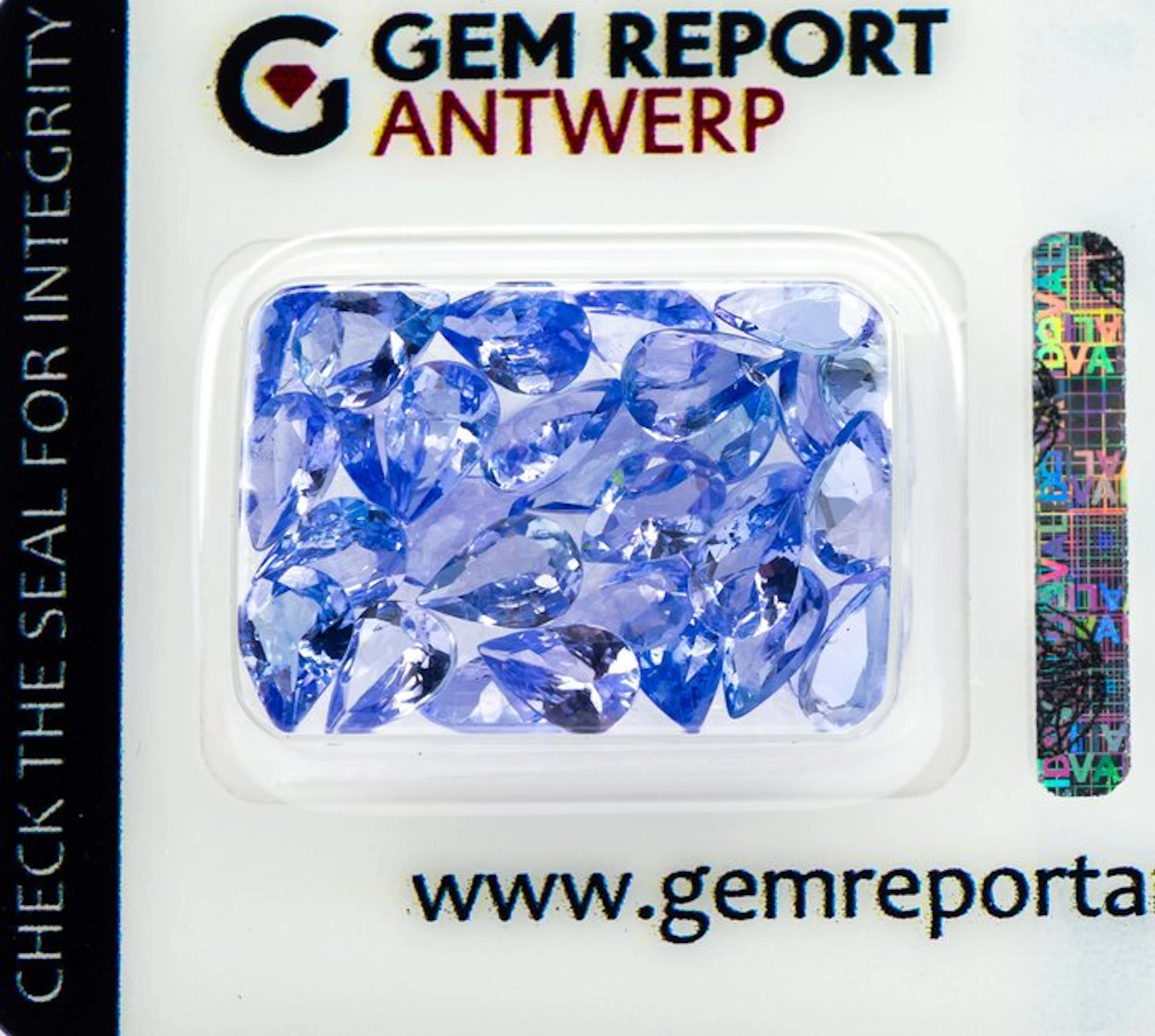 No reserve price - 30 pcs Tanzanite - 9.71 ct - Gem...
