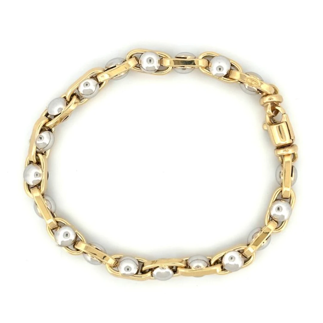 Handmade - Bracelet - 14.3 g - 18 kt. Yellow gold