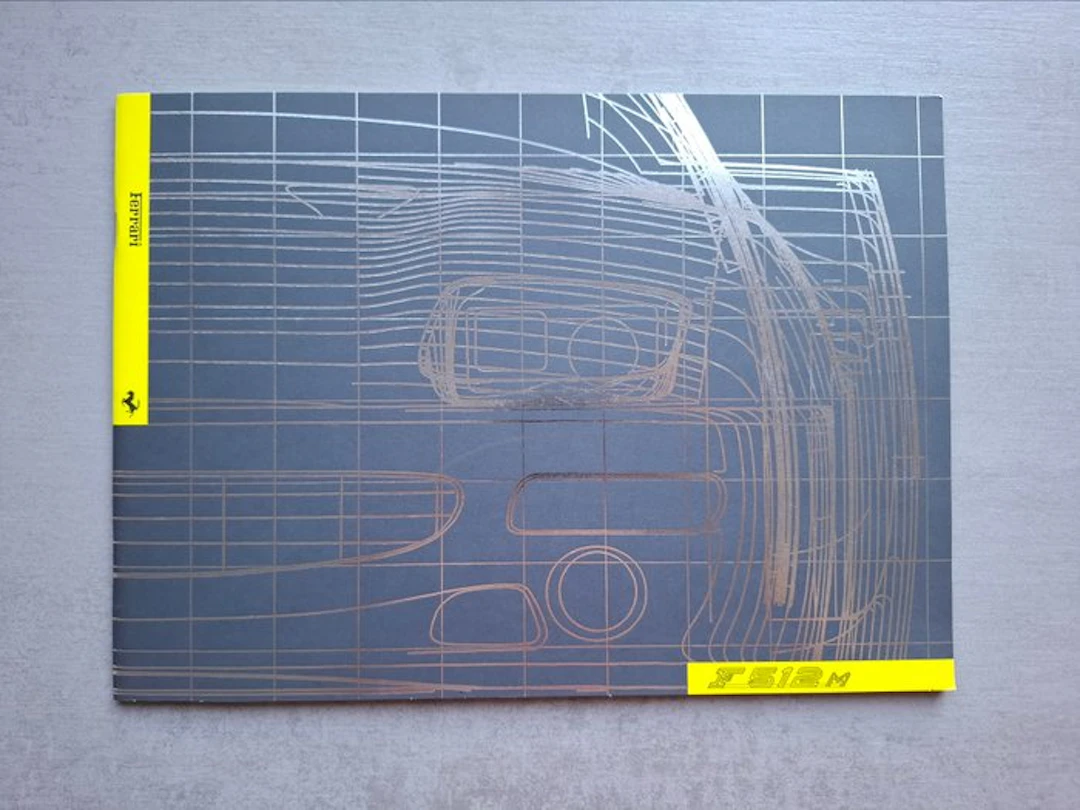 Press brochure - Ferrari - F 512 M - 1994