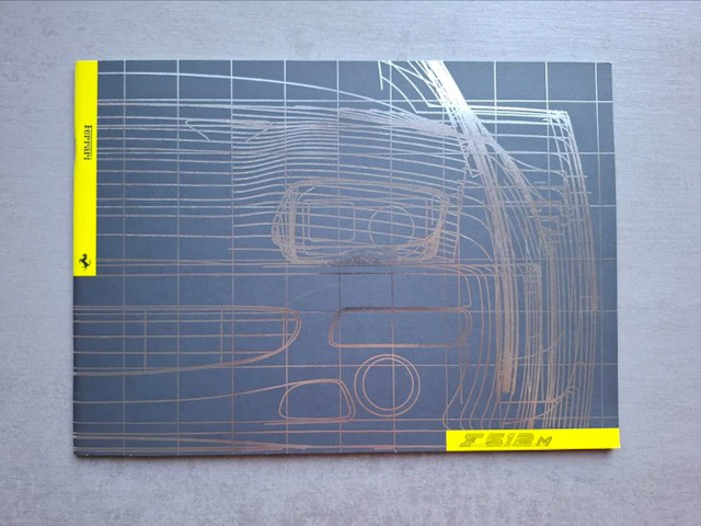 Press brochure - Ferrari - F 512 M - 1994