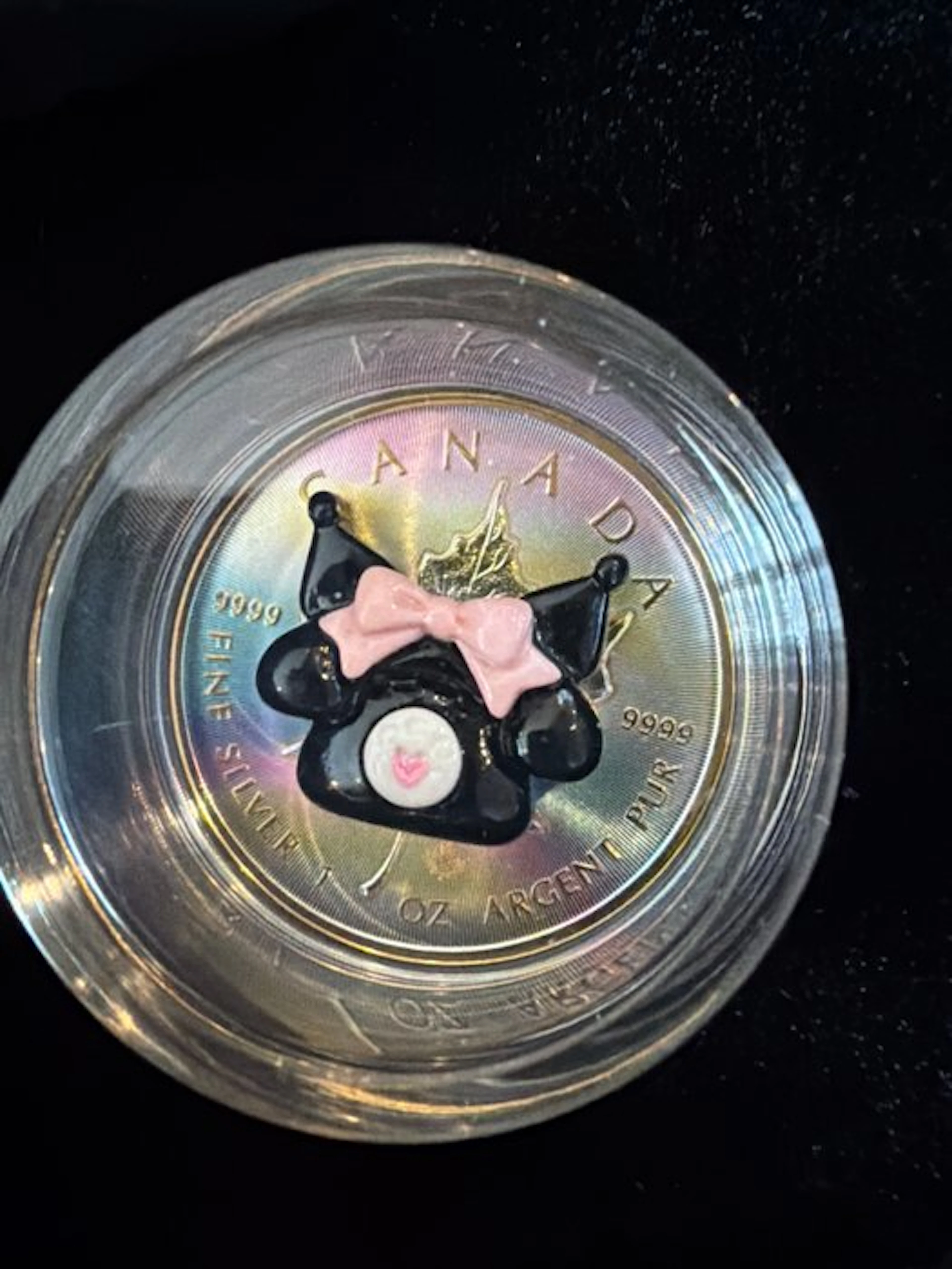 Canada. 5 Dollars 2025 Hello Kitty - Kuromi Insert 1 oz (.999) mit CoA und BOX