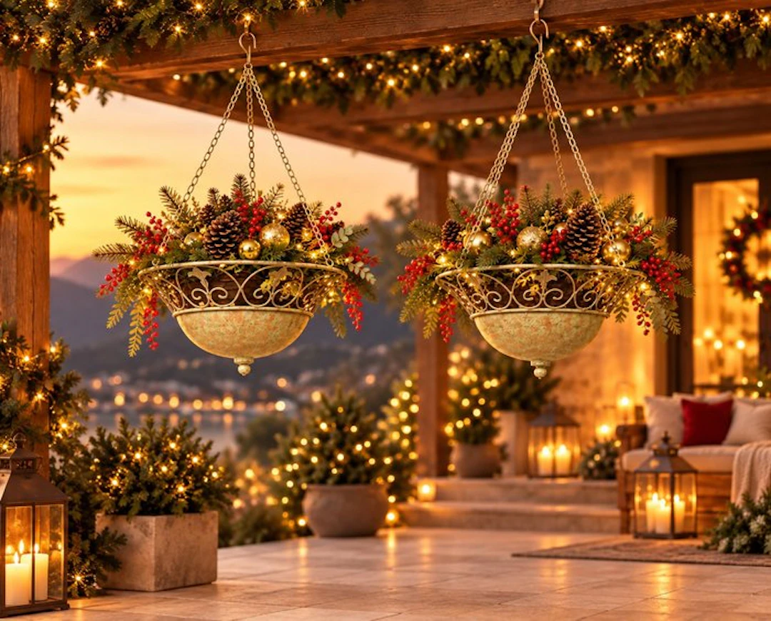 Hanging basket (2) - Metal - 2pcs - Iron