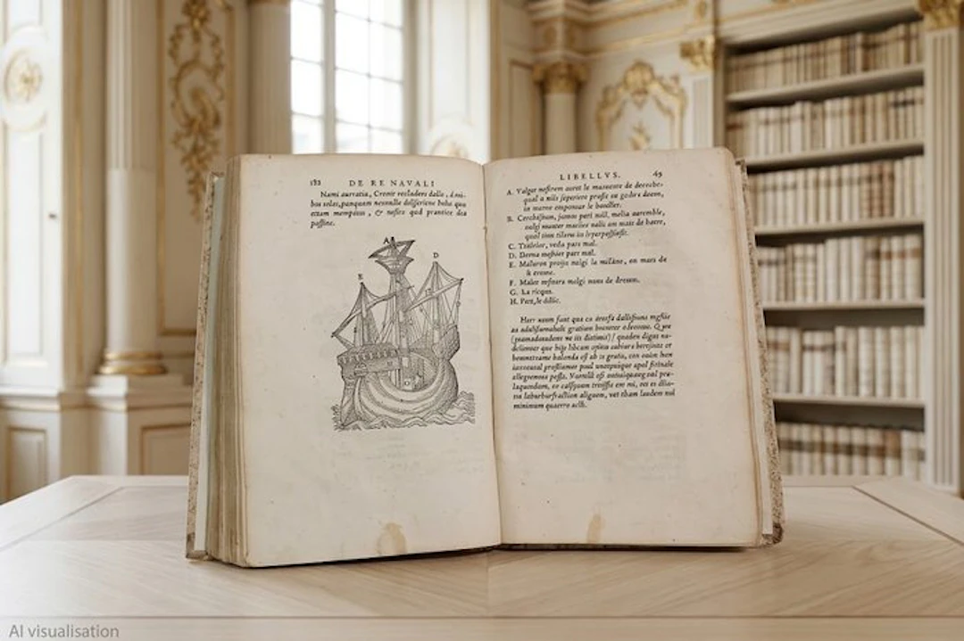 Lazare de Baïf - De Re Vestiaria, Vascularia & Navali - 1553