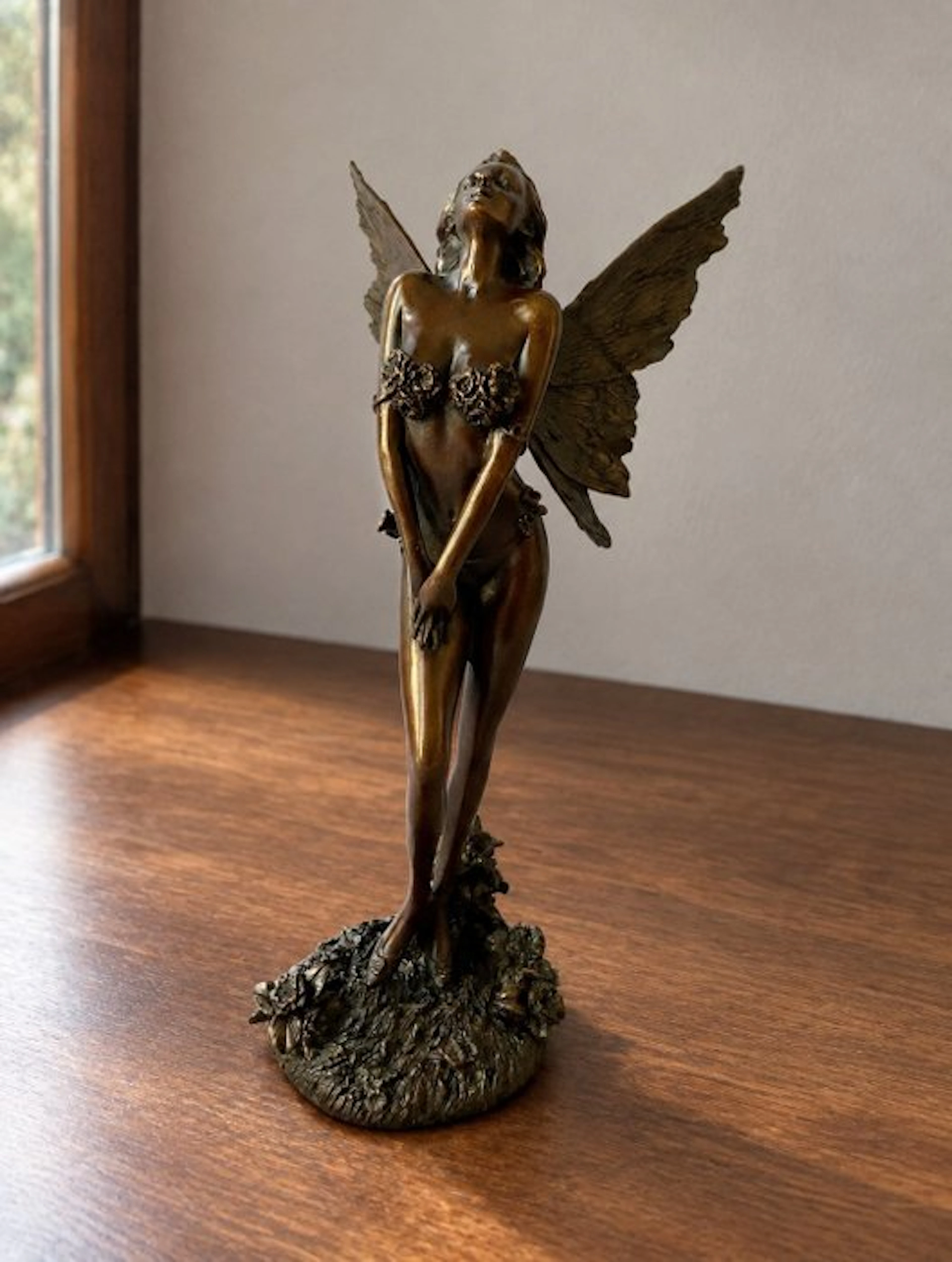 Figurine - Hada con alas - Bronze