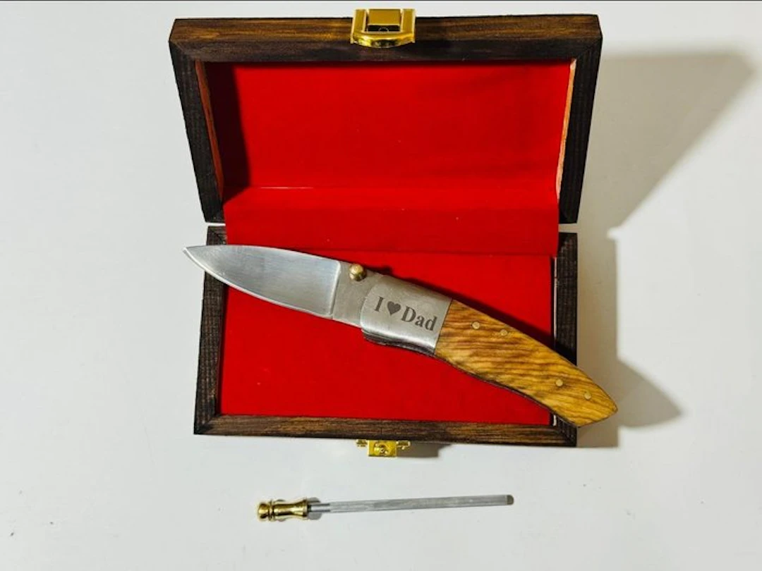 Hekito - Pocketknife Arts & Crafts style - Handmade Knife FK 10