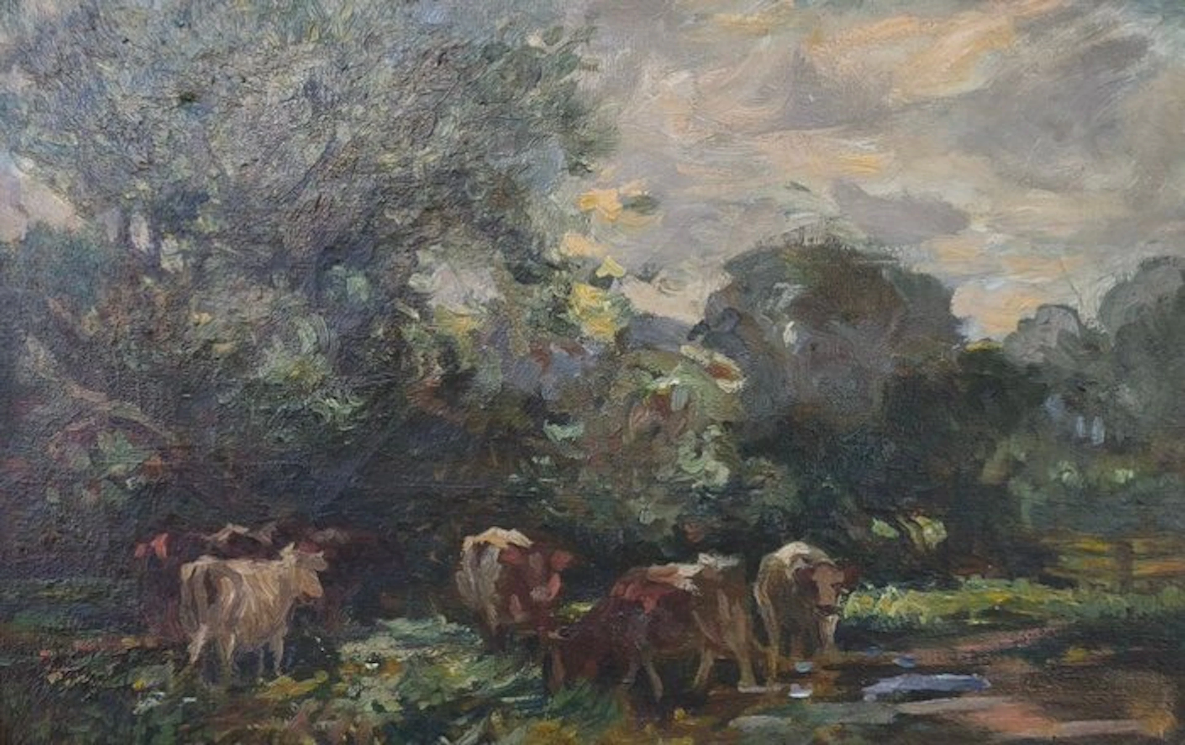 École anglaise (fin XIX), Cercle de Thomas Hart (1830-1916) - Paysage