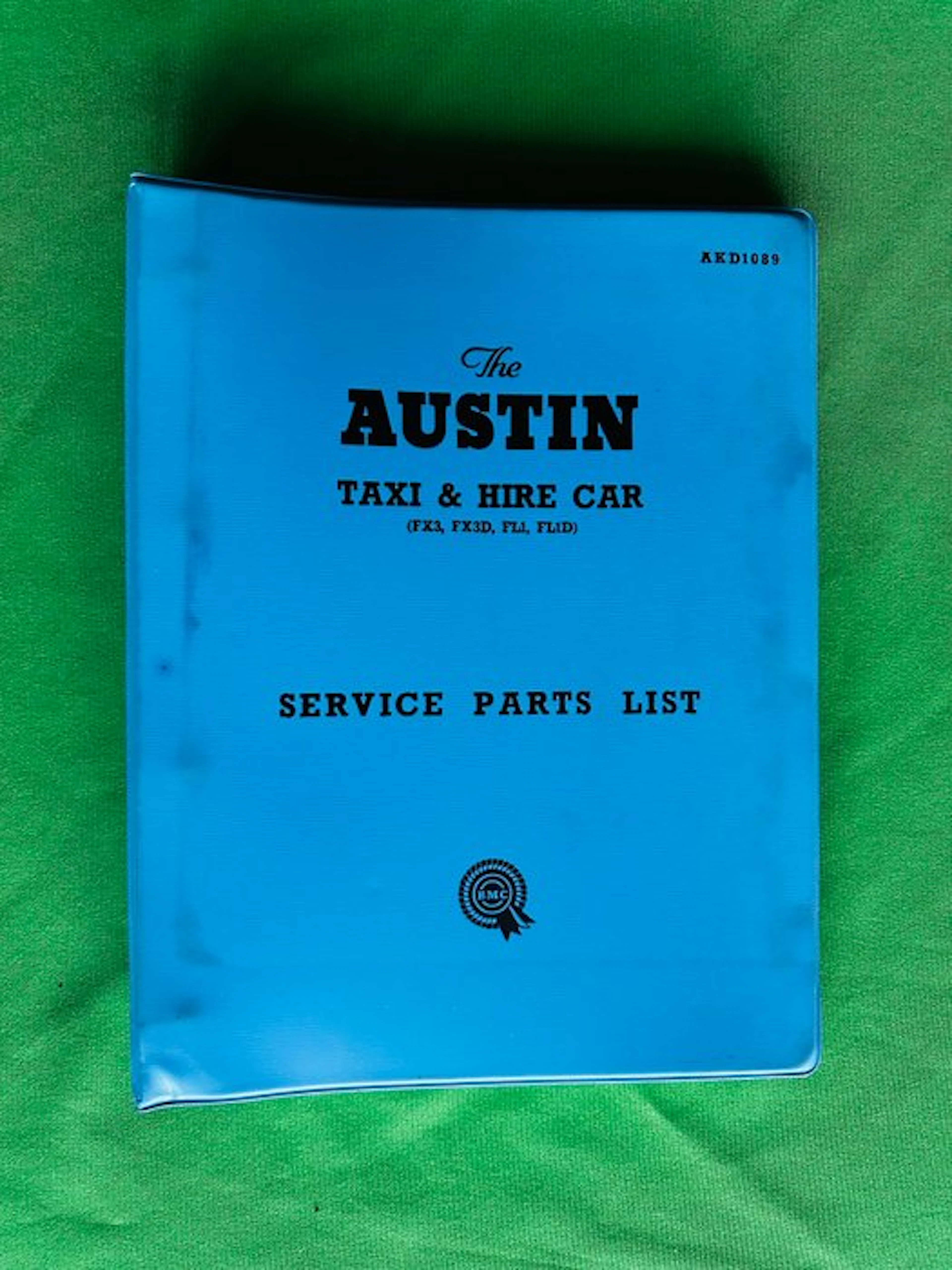 Manual - Austin - Taxi & Hire Car (FX3, FX3D, FL1, FL1D) Service Parts List
