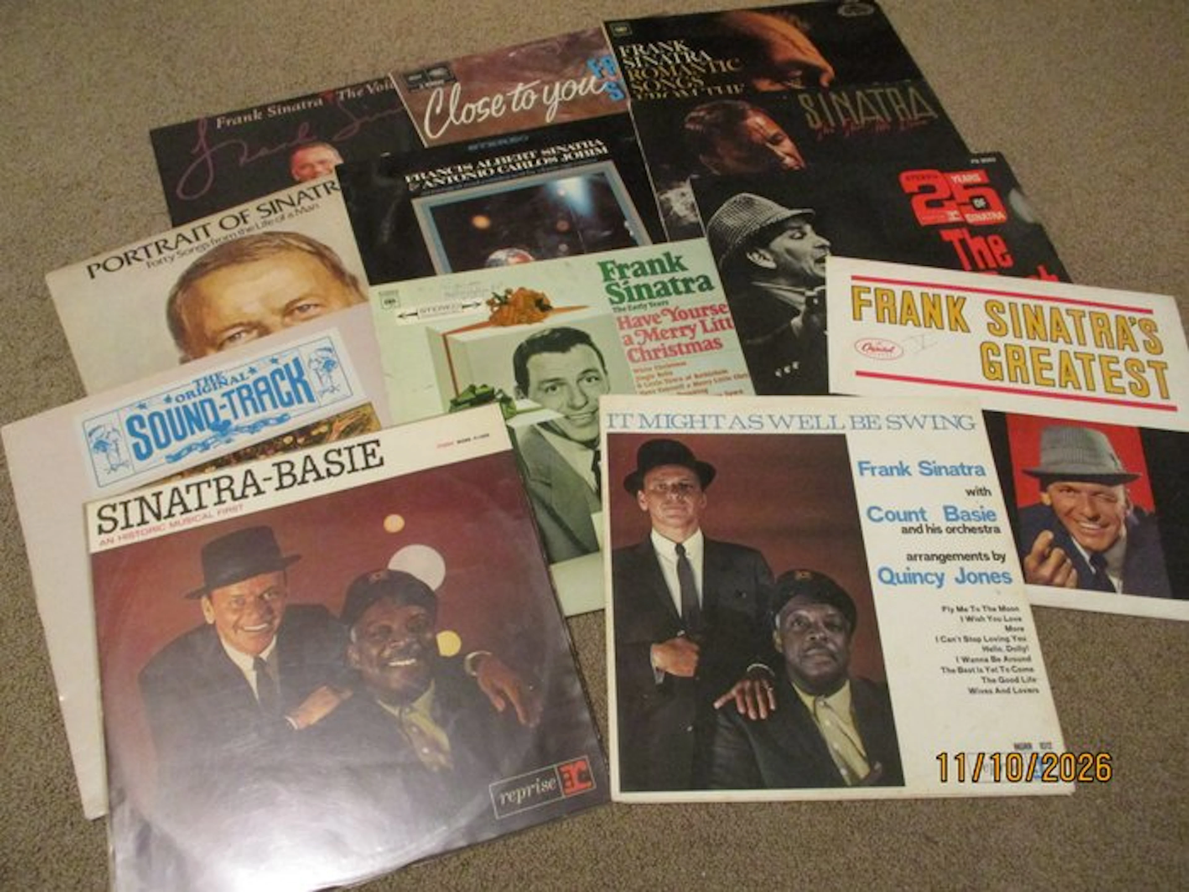 Frank Sinatra - LP Collection of Twelve - Multiple titles...