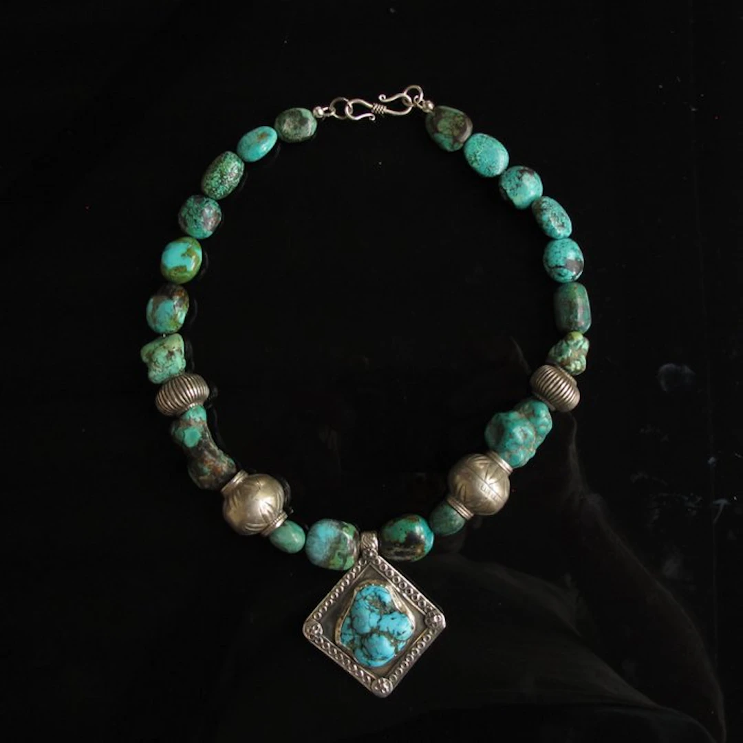 Necklace made of antique elements