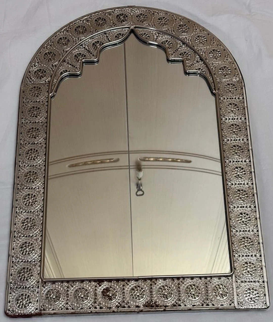 Wall mirror - silvered - Wall mirror - Moroccan craftsmanship