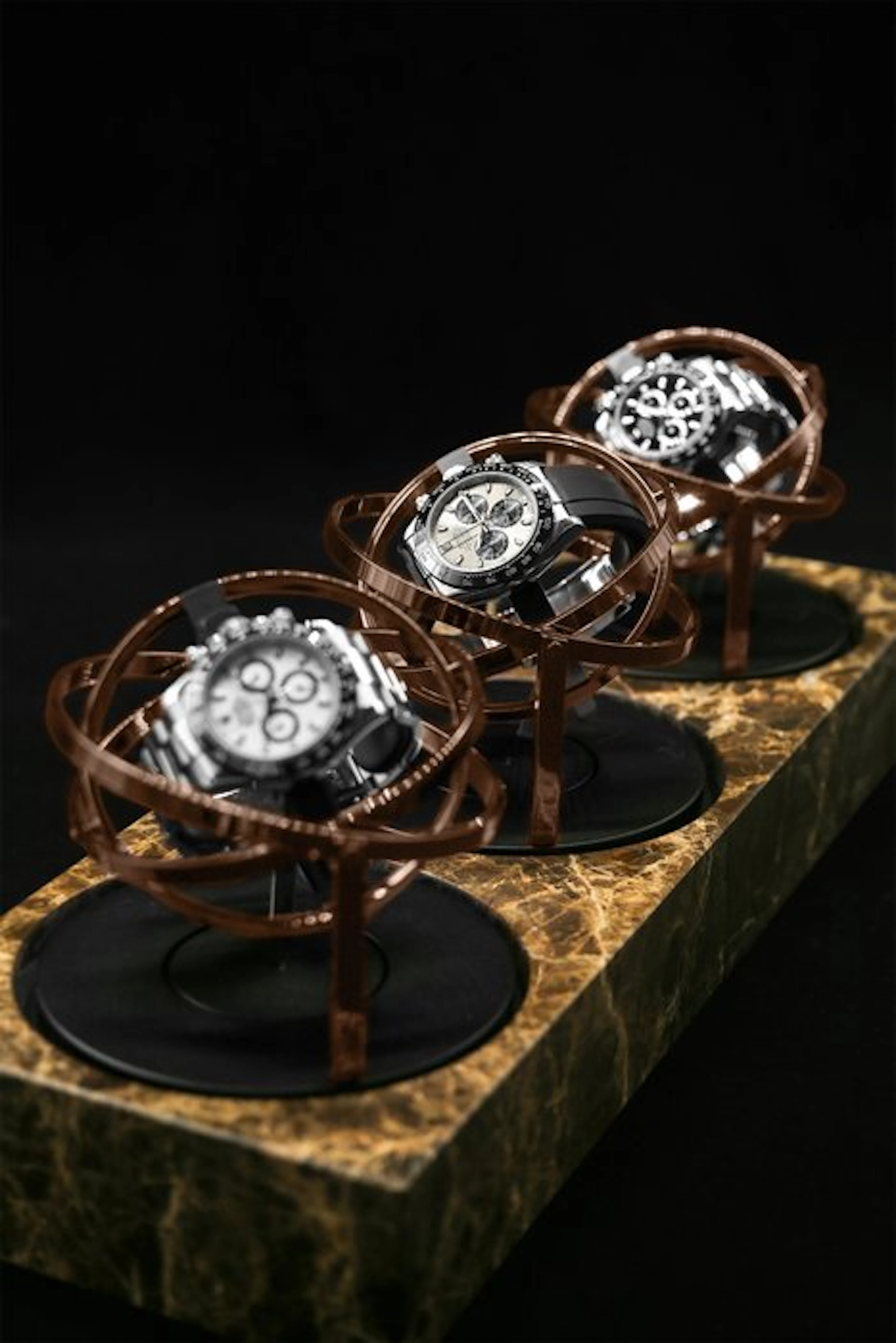 The Voyager III: 'CHOCOLATE' by Elbrus Horology - Triple...