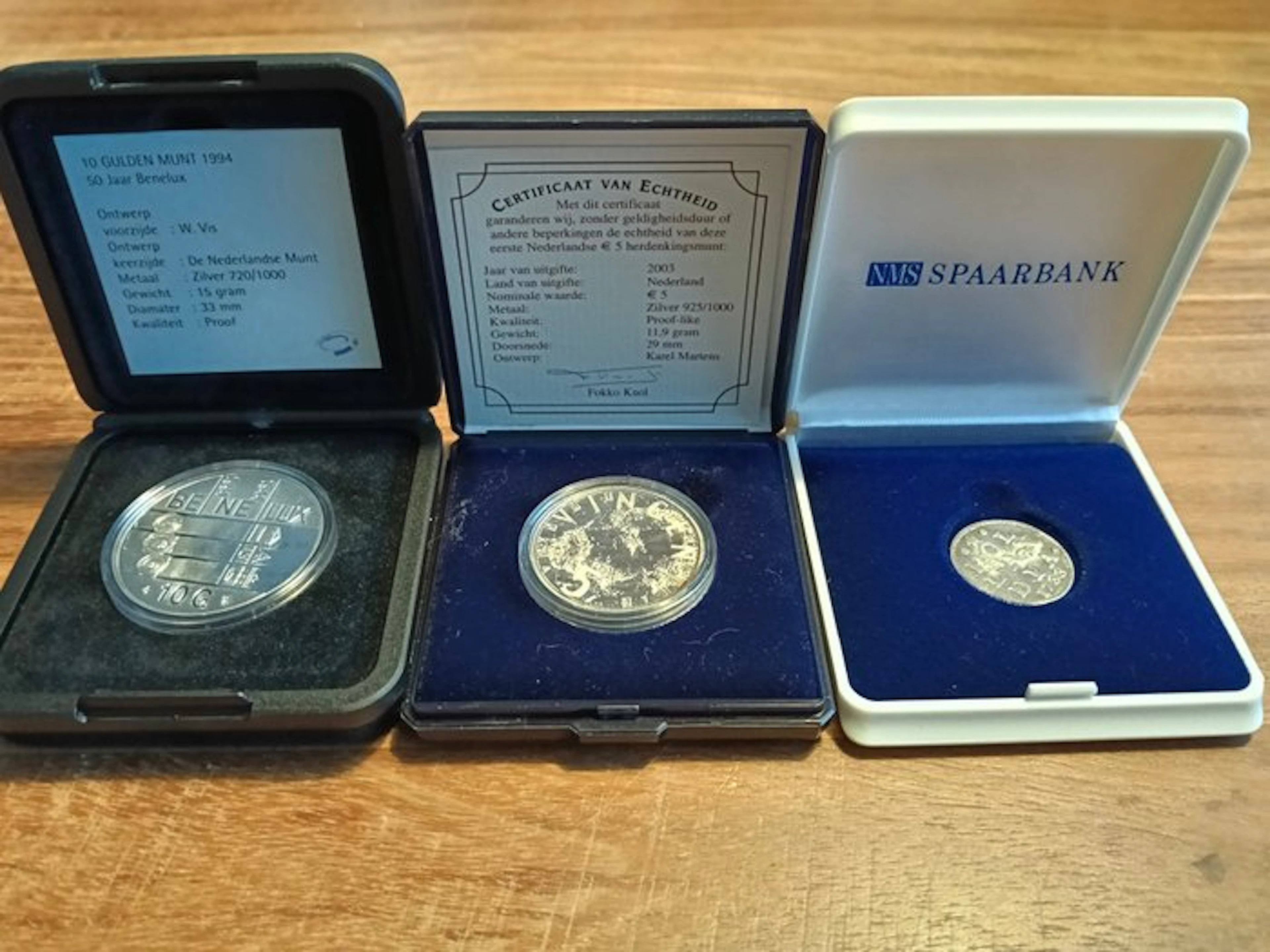 Netherlands. 1733/1994/2003, Lot 3 stuks (No reserve price)