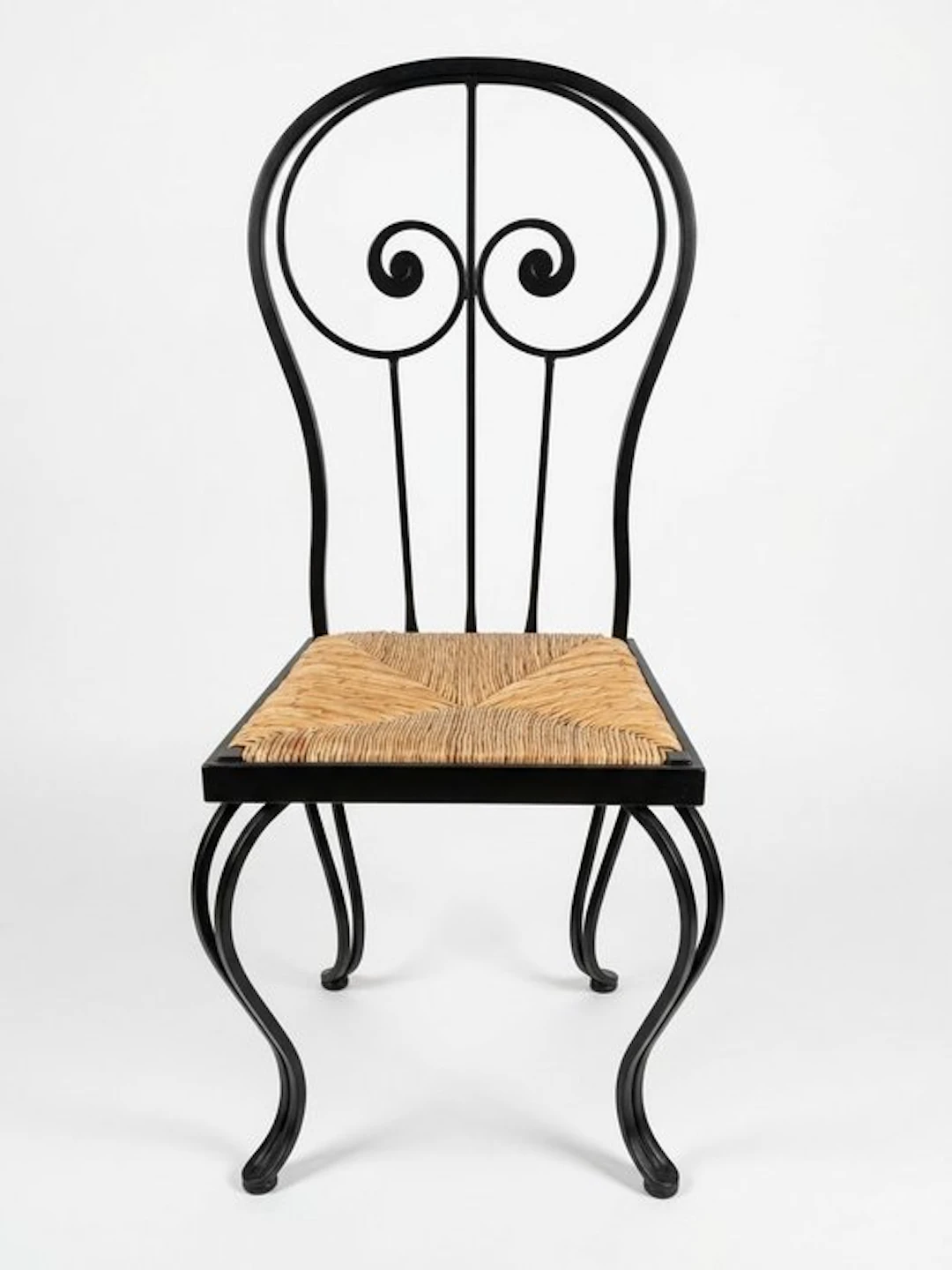 Dining room chair - Wrought iron, Paglia