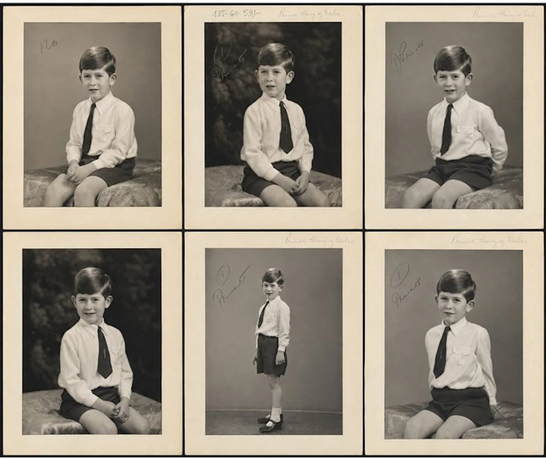 Marcus Adams studio - King Charles III – Set of 6...