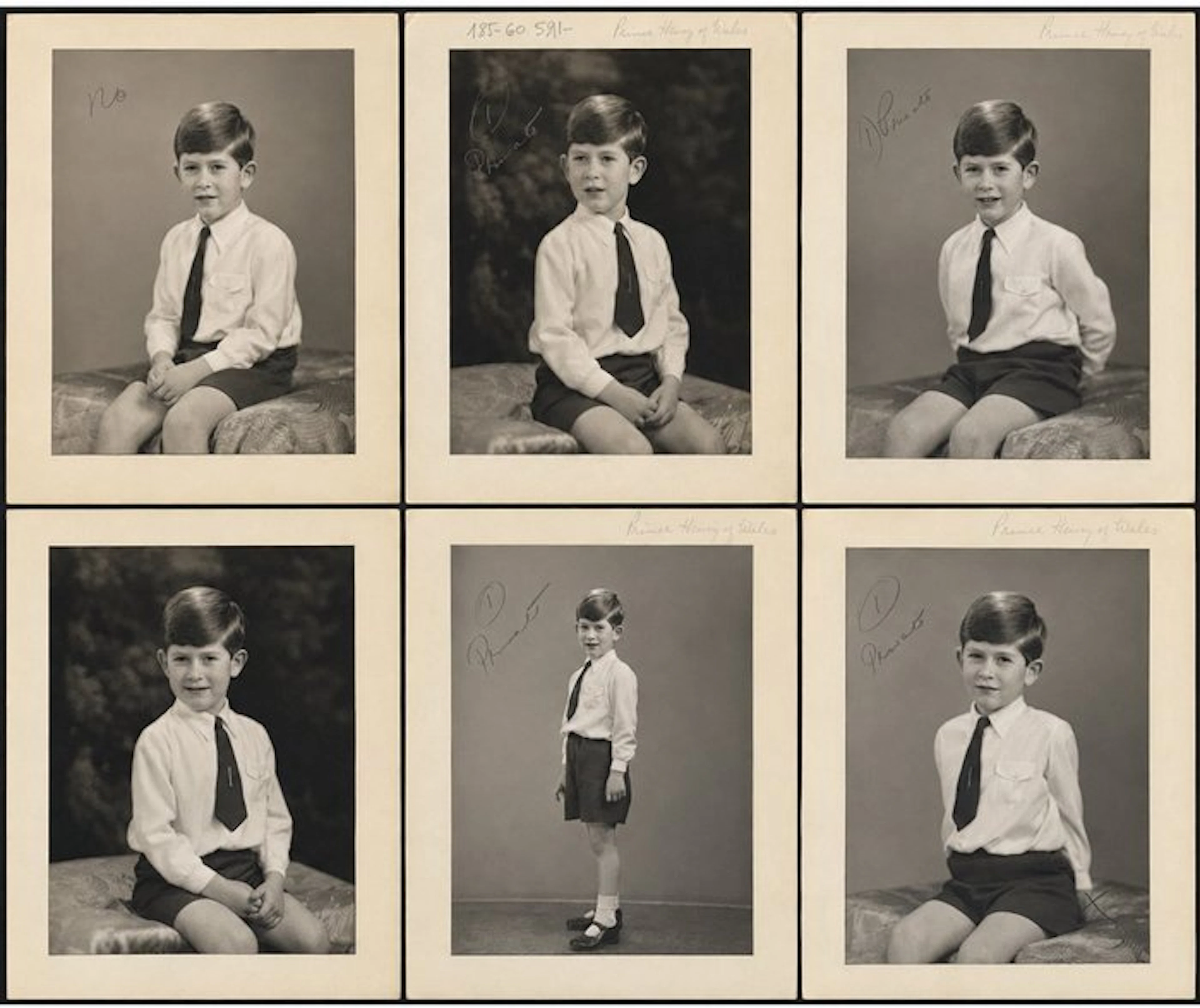 Marcus Adams studio - King Charles III – Set of 6...