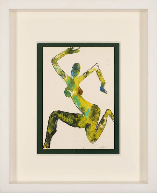 Milan Knížák (1940) - Original in Acryl und Bleistift...