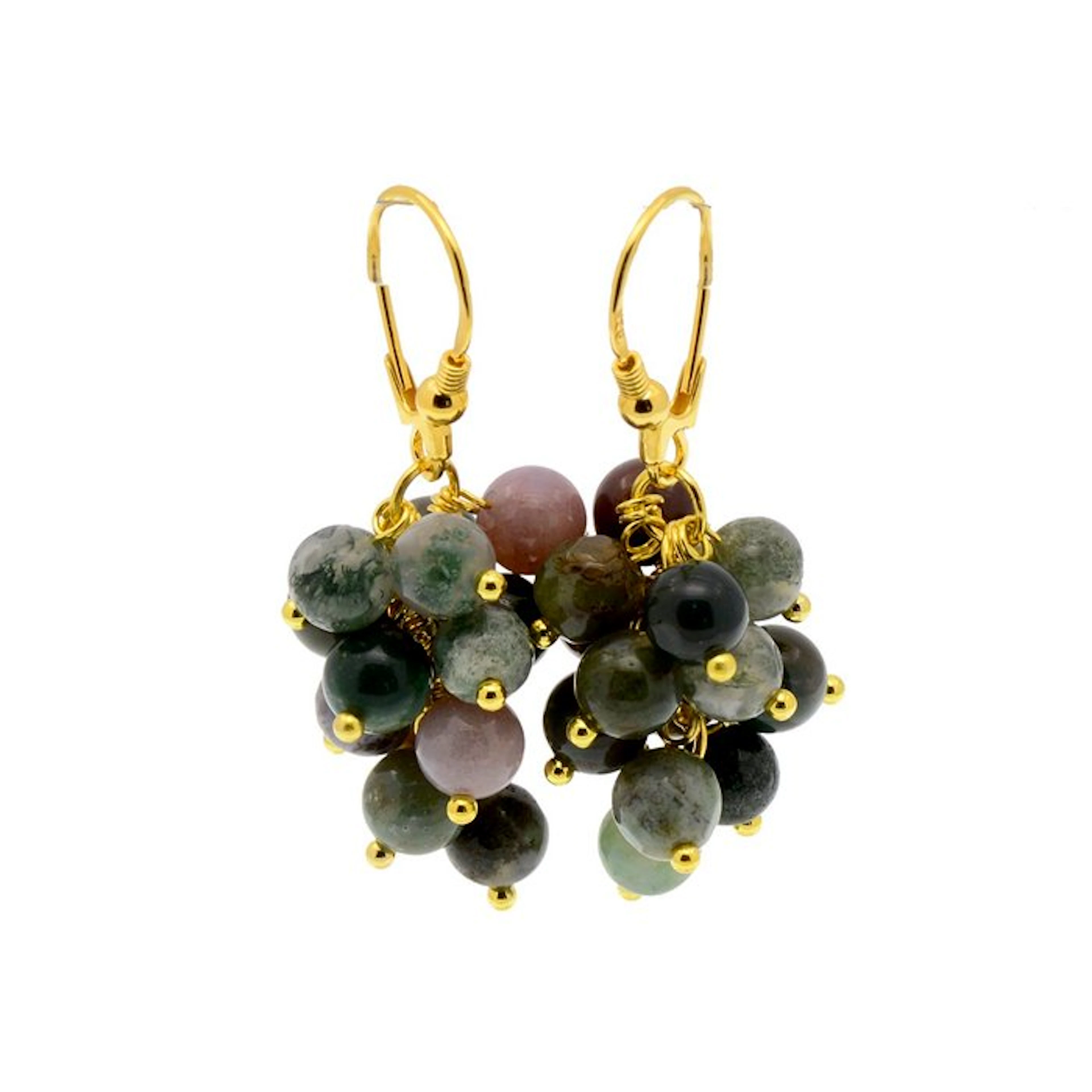 Natural gemstone - Silver - Earrings