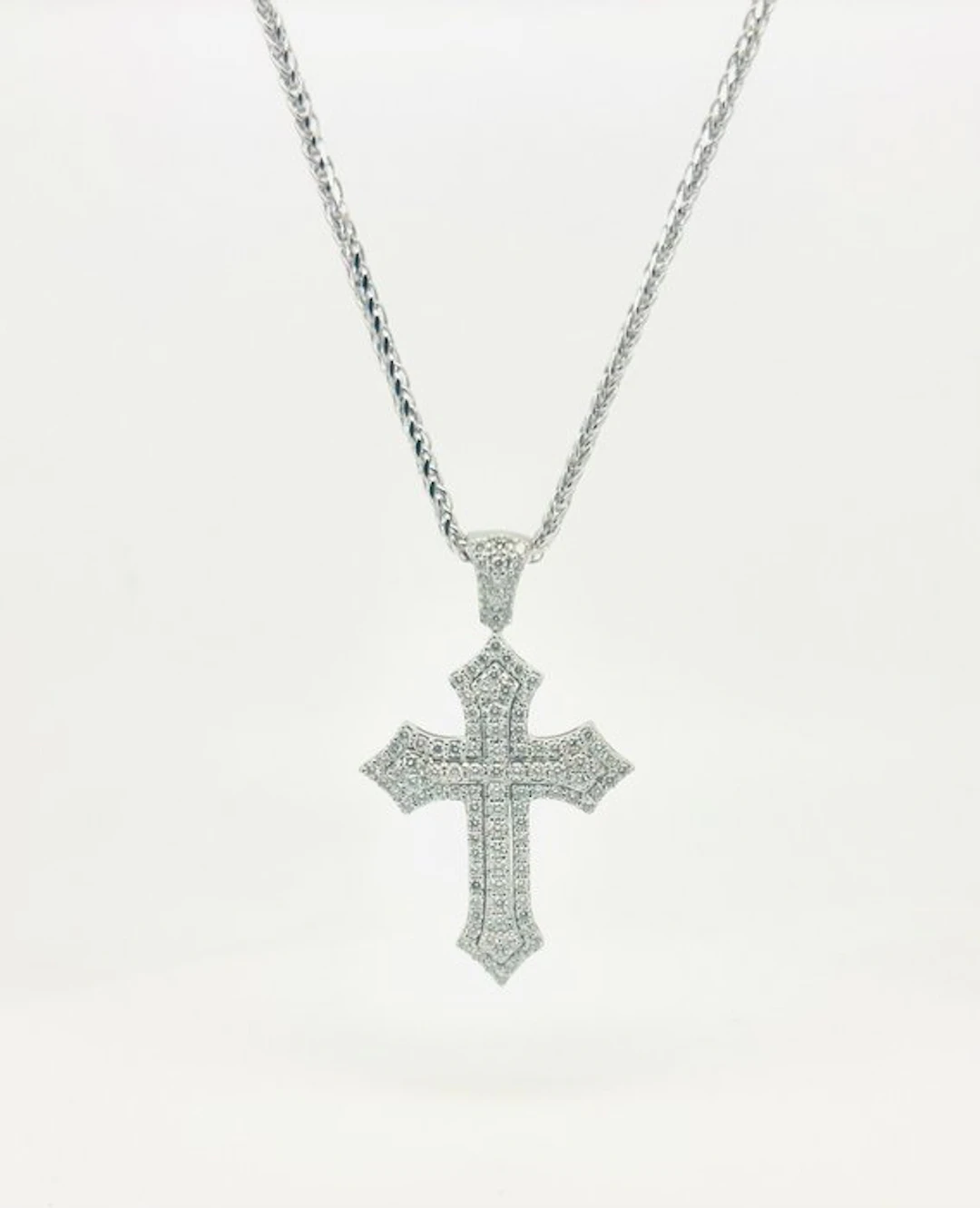 Necklace - 18 kt. White gold - 2.10ct. tw. Diamond (Natural) - Diamond