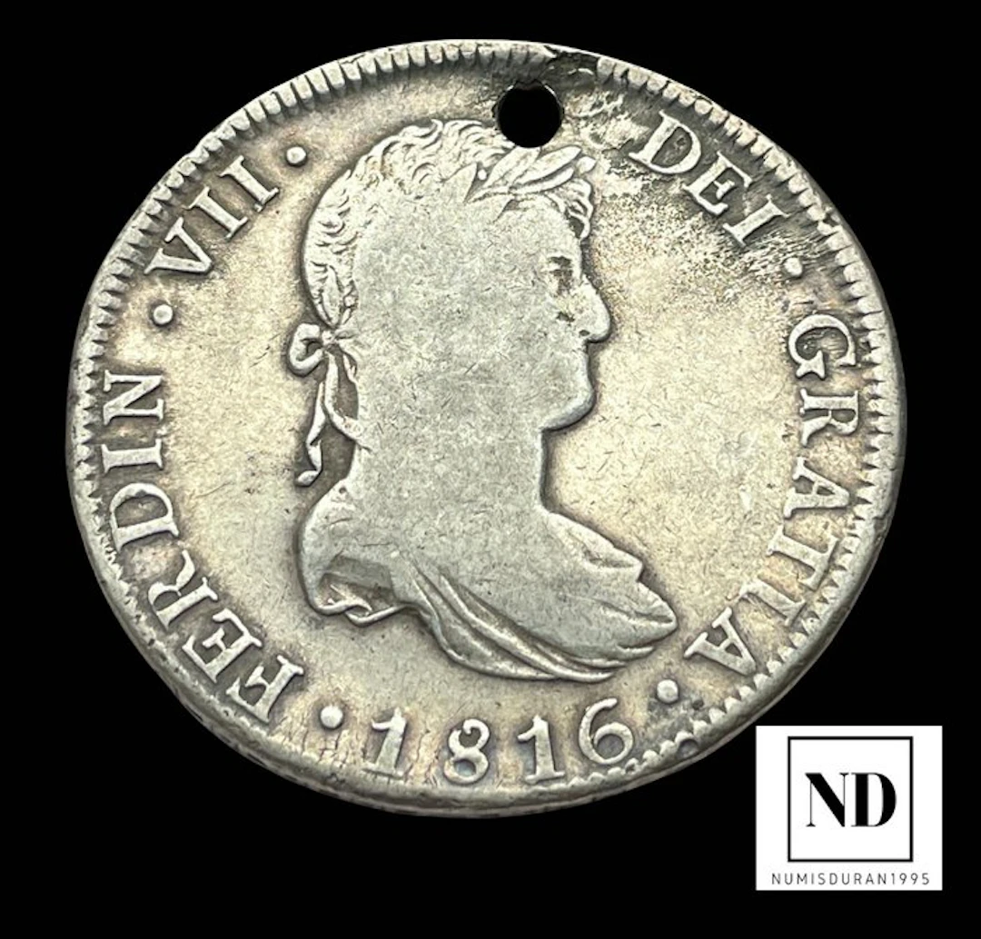 Spain. Fernando VII. 8 Reales 1816 - México