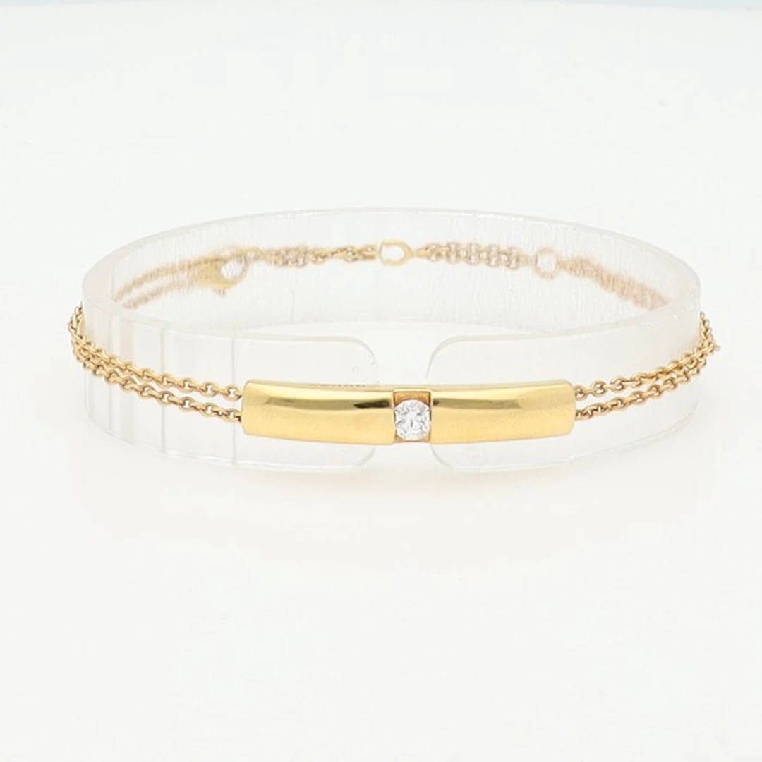 Bracelet - 18 kt. Yellow gold Diamond (Natural)