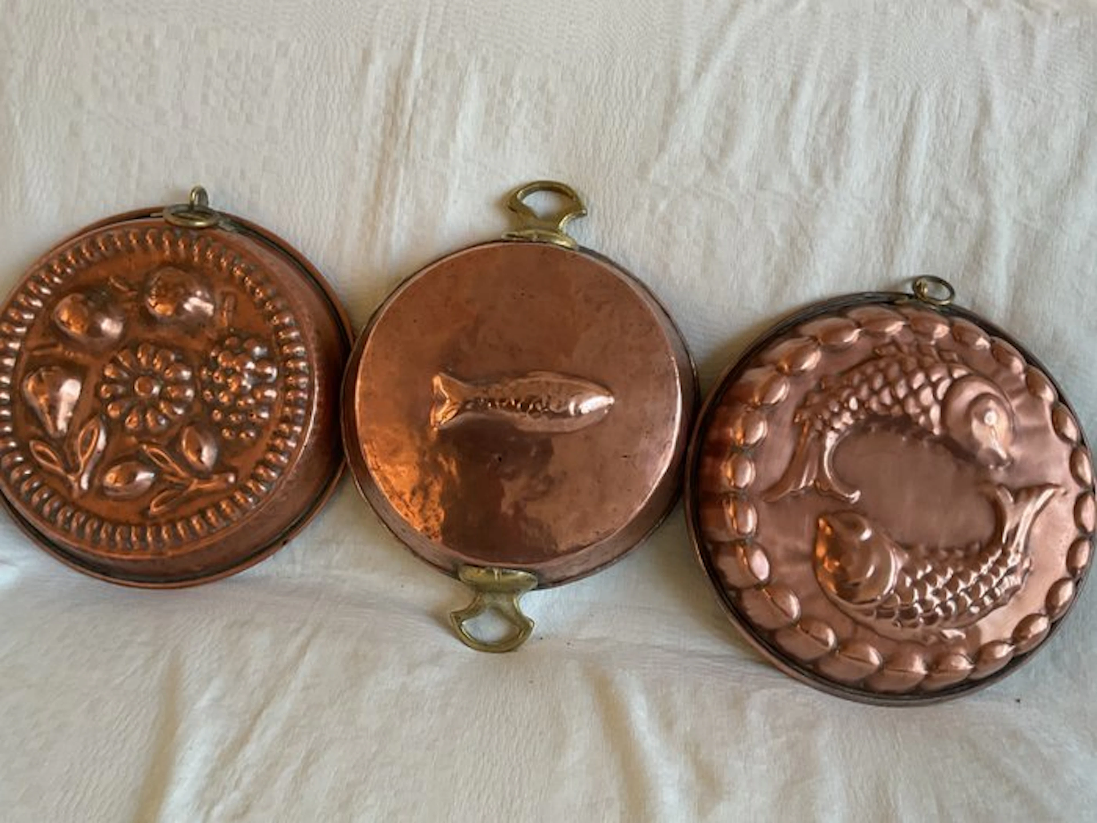 Mold (3) Vintage - Set of decorative baking molds