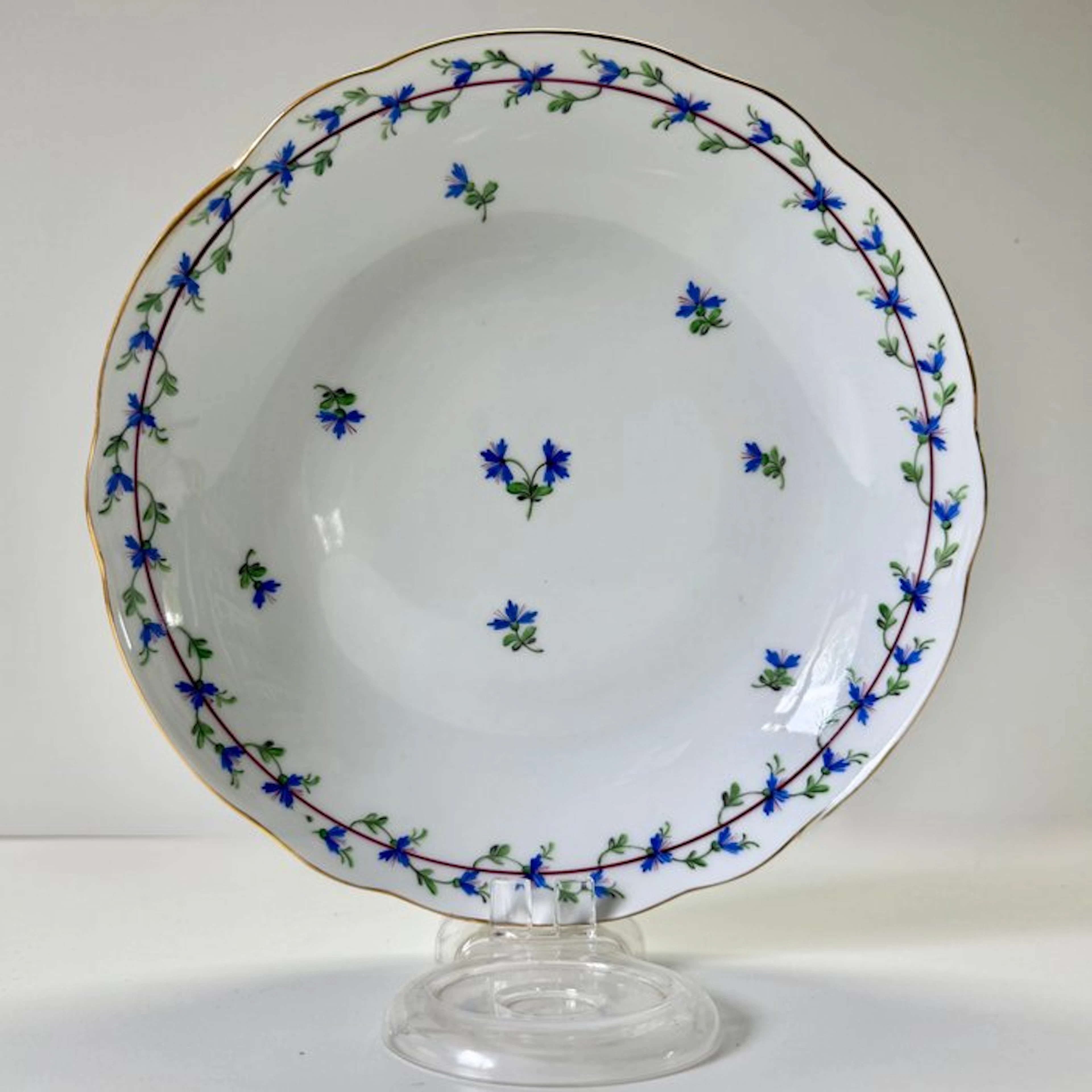 Herend - Fruit bowl - Blue Garland (Cornflowers) - Porcelain