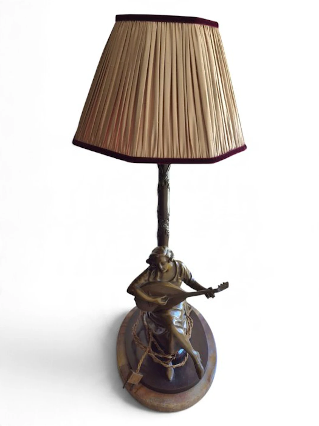 Stefan Schwartz (1851-1924) - Lamp - Patinated bronze - Vienna / Rare