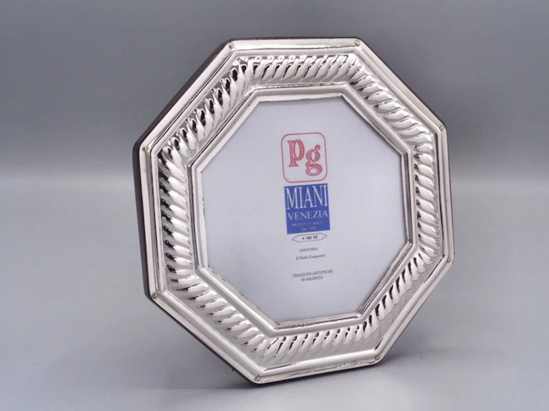 PG-Miani Argenteria - Picture frame - .925 silver - Octagonal San Marco