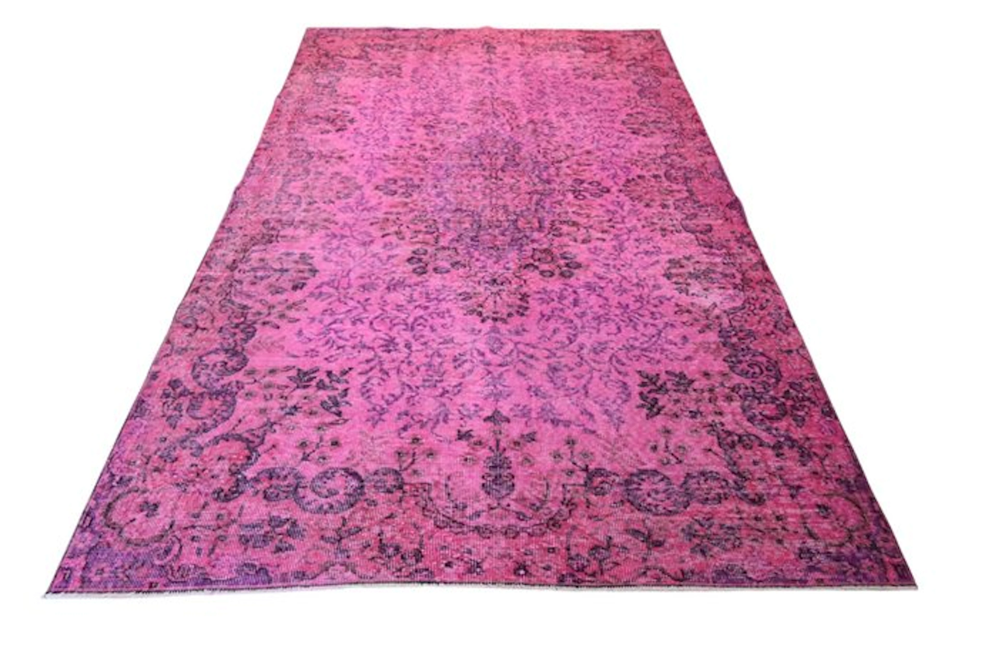 Pink vintage - Rug - 280 cm - 175 cm - with certificate