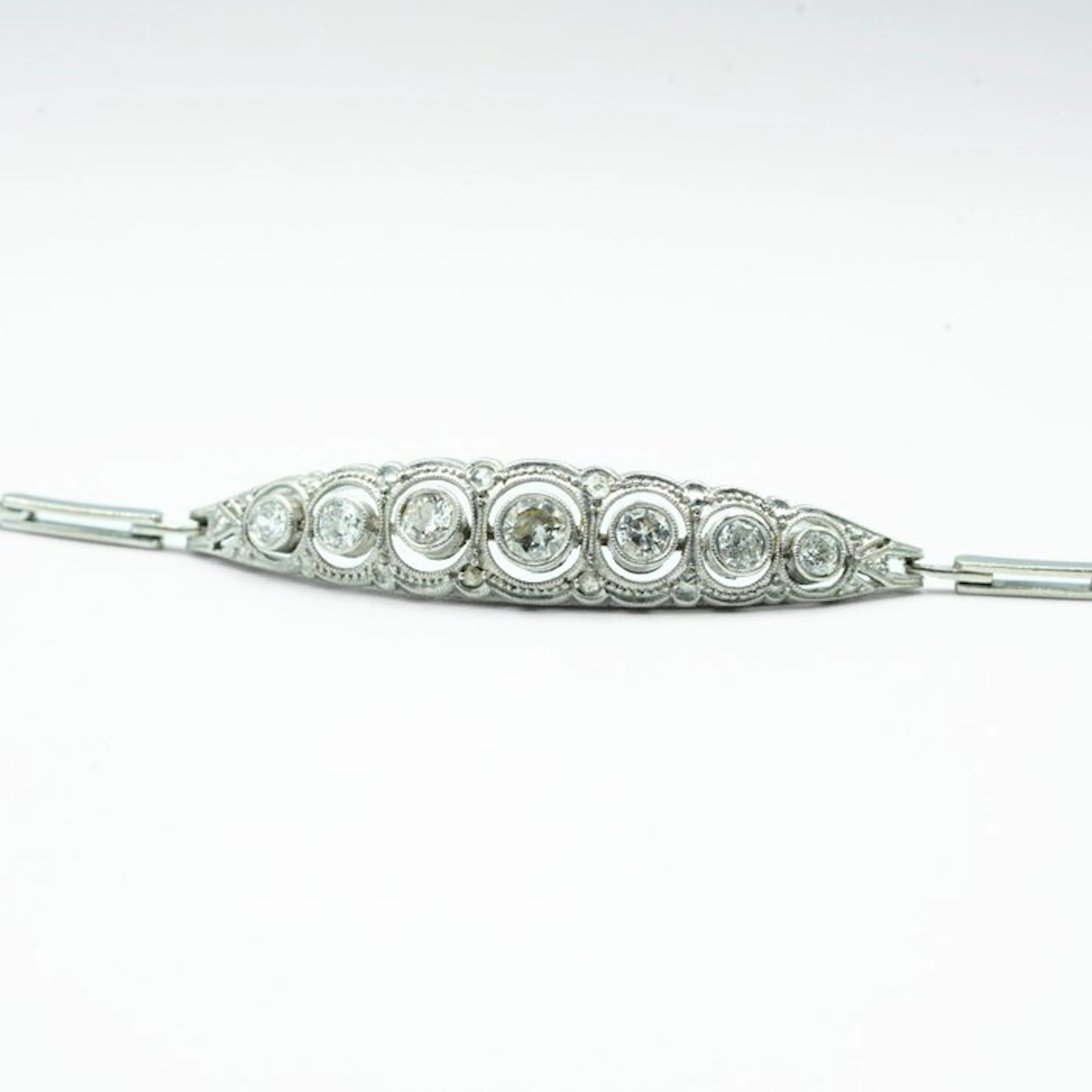 Bracelet - 14 kt. White gold - 0.45ct. tw. Diamond (Natural)