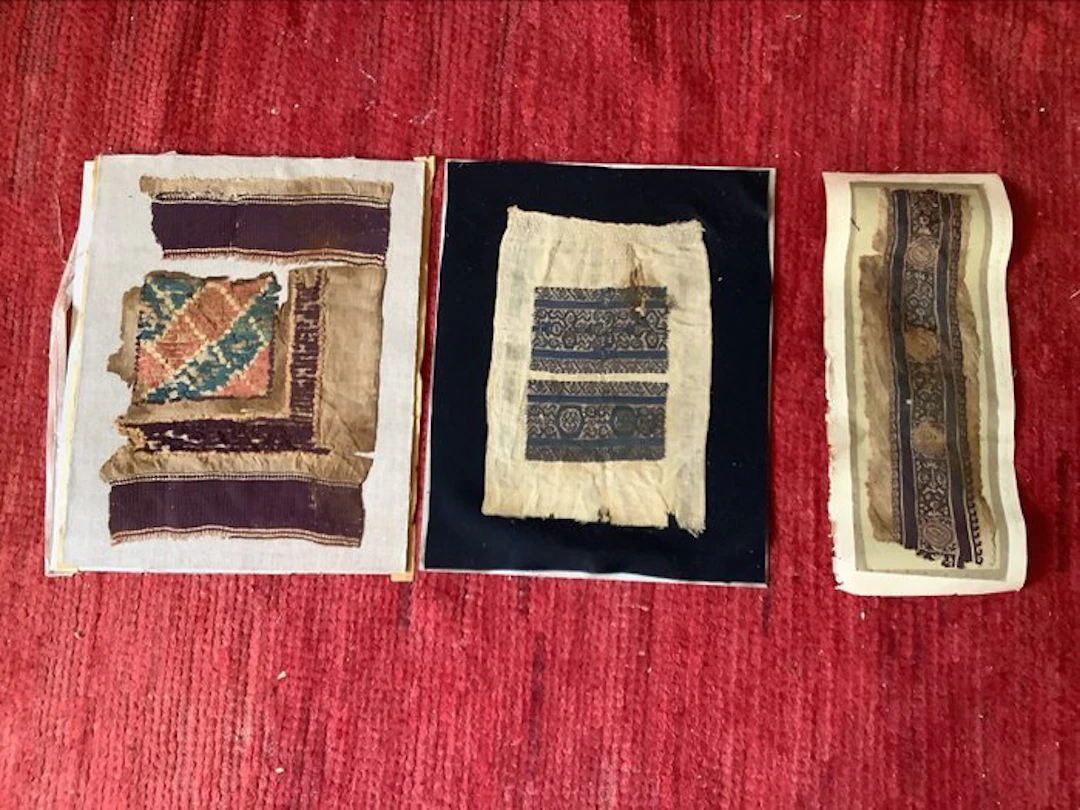 Ancient Egypt, Late Period 3 Coptic textile fragments