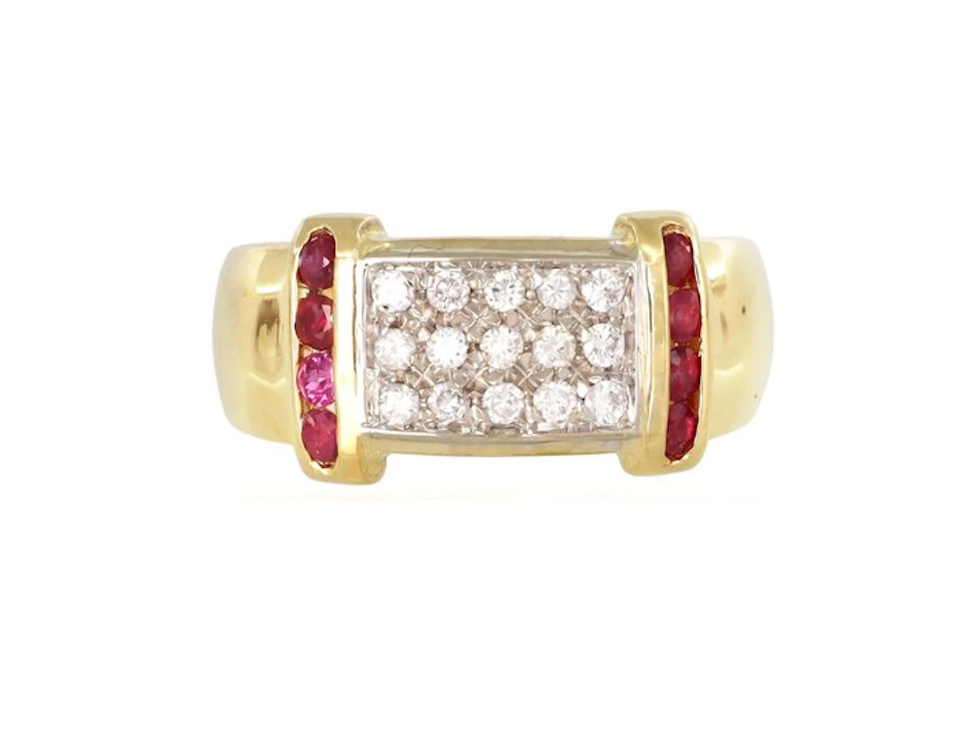 No reserve price - Ring - 18 kt