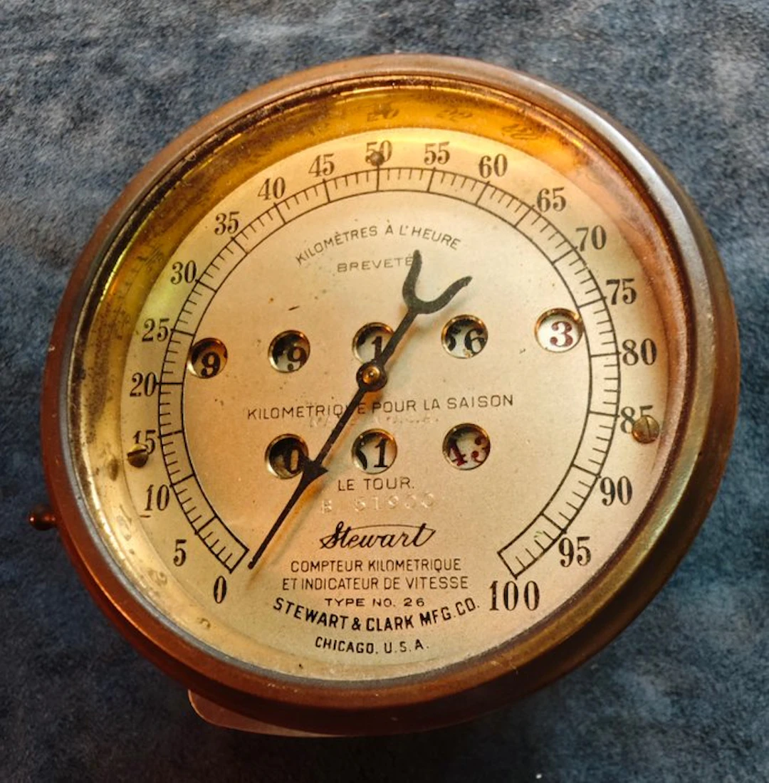 Speedometer - Stewart & Clark - Type No. 26 - 1912