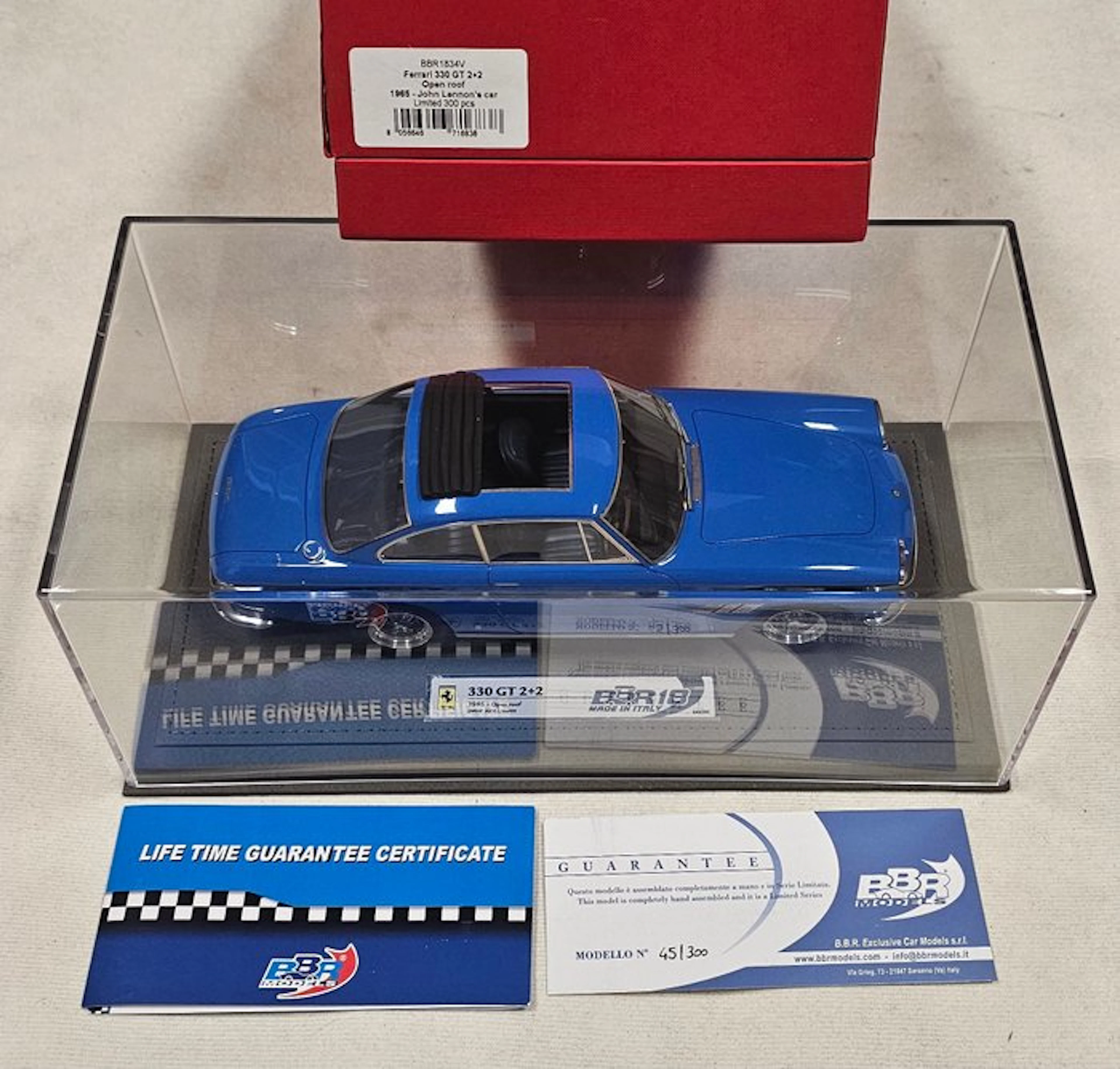 BBR 1:18 - Model sports car - Ferrari 330 GT 2+2 Open...