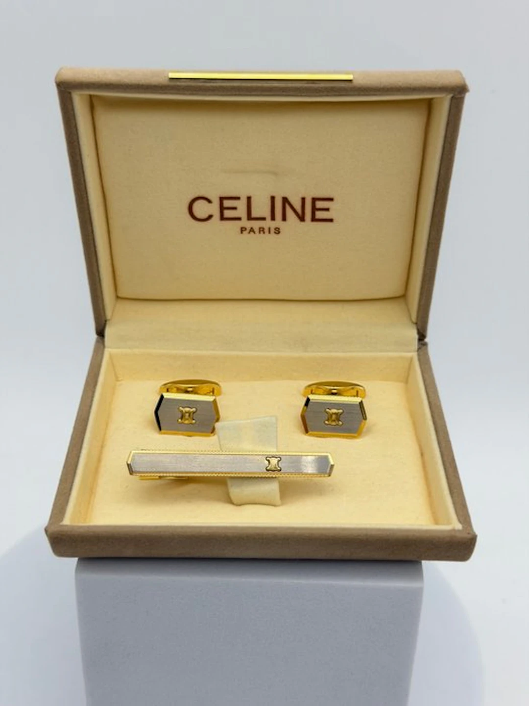 Céline - Metal, Gold-plated - Cufflinks
