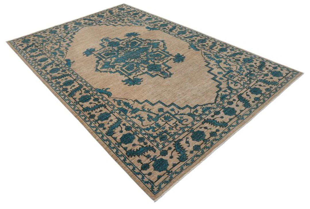 Hand-knotted designer rug with Heriz pattern - New - Rug - 300 cm - 206 cm