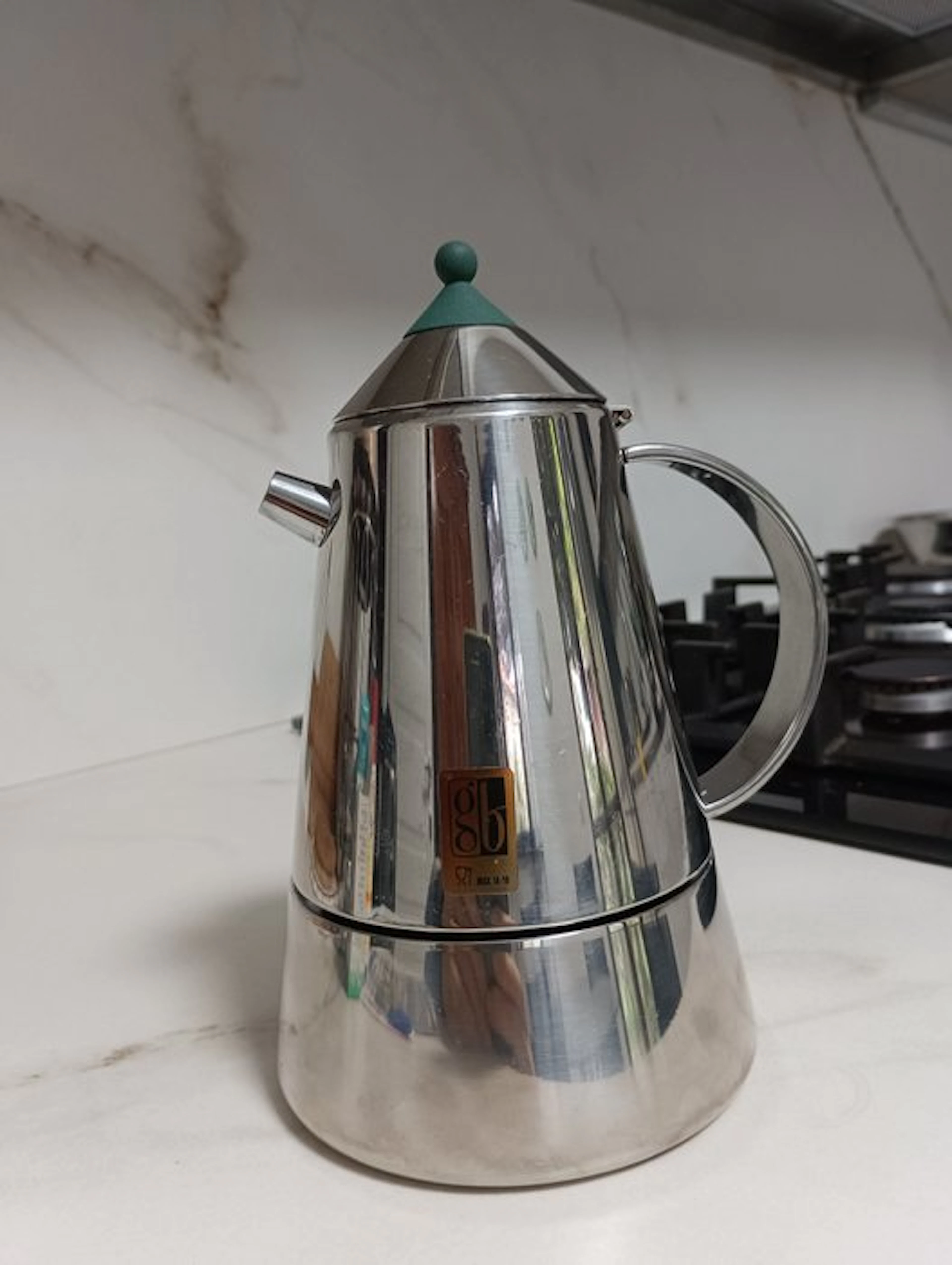 G.B. - Guido Bergna - Coffee pot - MIA - Steel