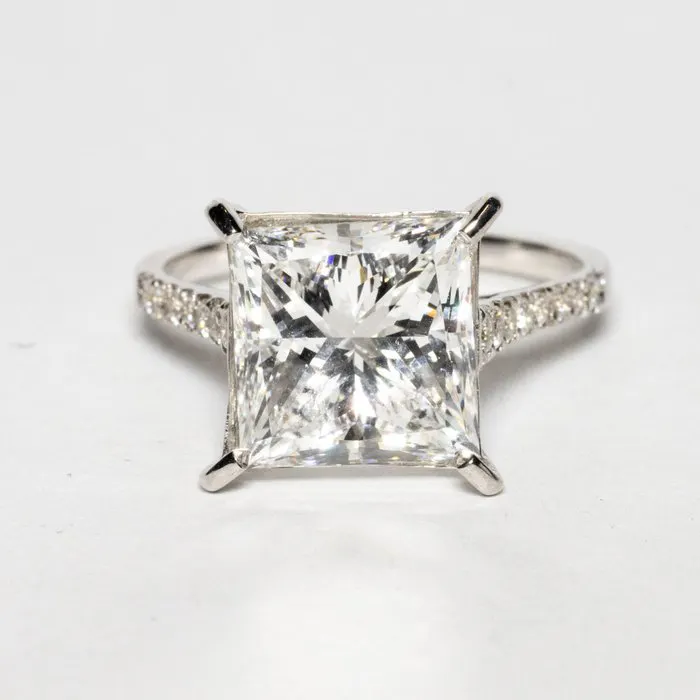No reserve price - Engagement ring - 18 kt