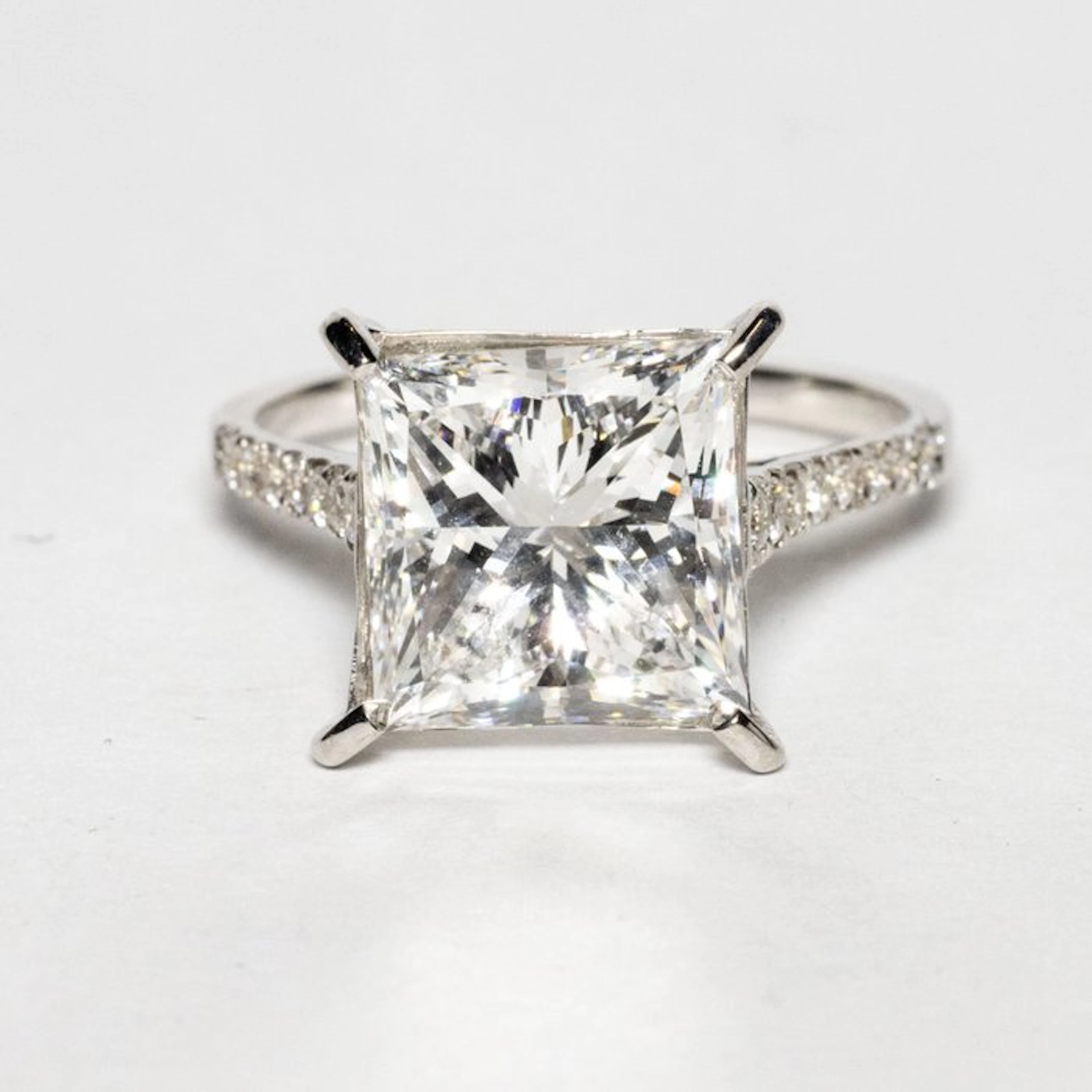 No reserve price - Engagement ring - 18 kt