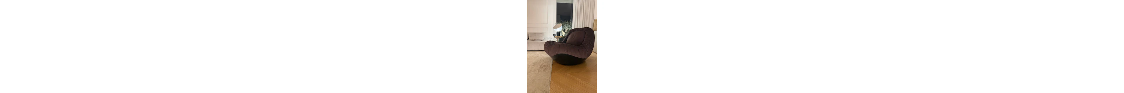 BAXTER - Armchair - BARRET ARMCHAIR - Suede - Nabuk Swivel Armchair