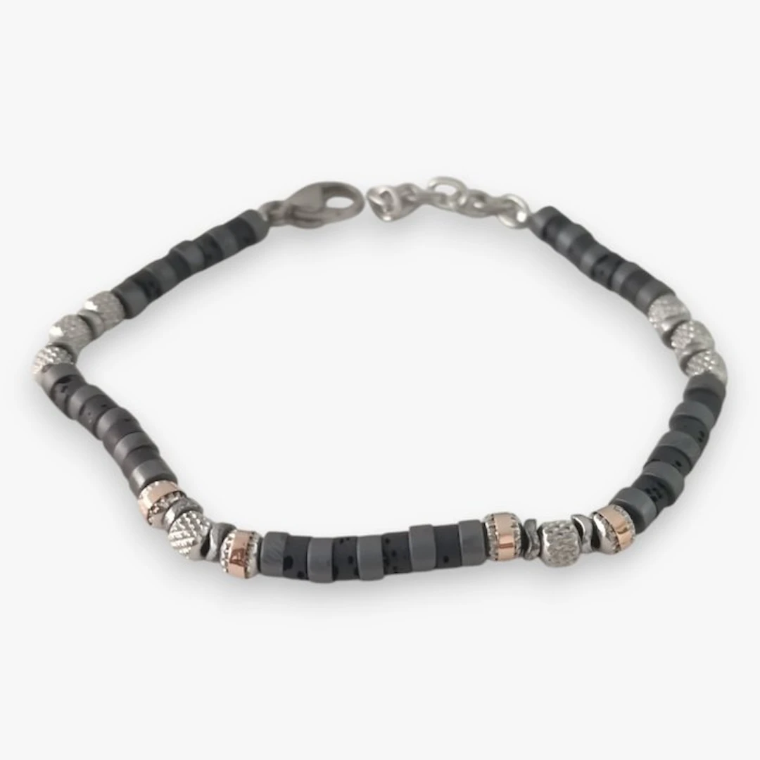 Other brand - 18 kt. - Steel, Rose gold - Bracelet - Made in Italy