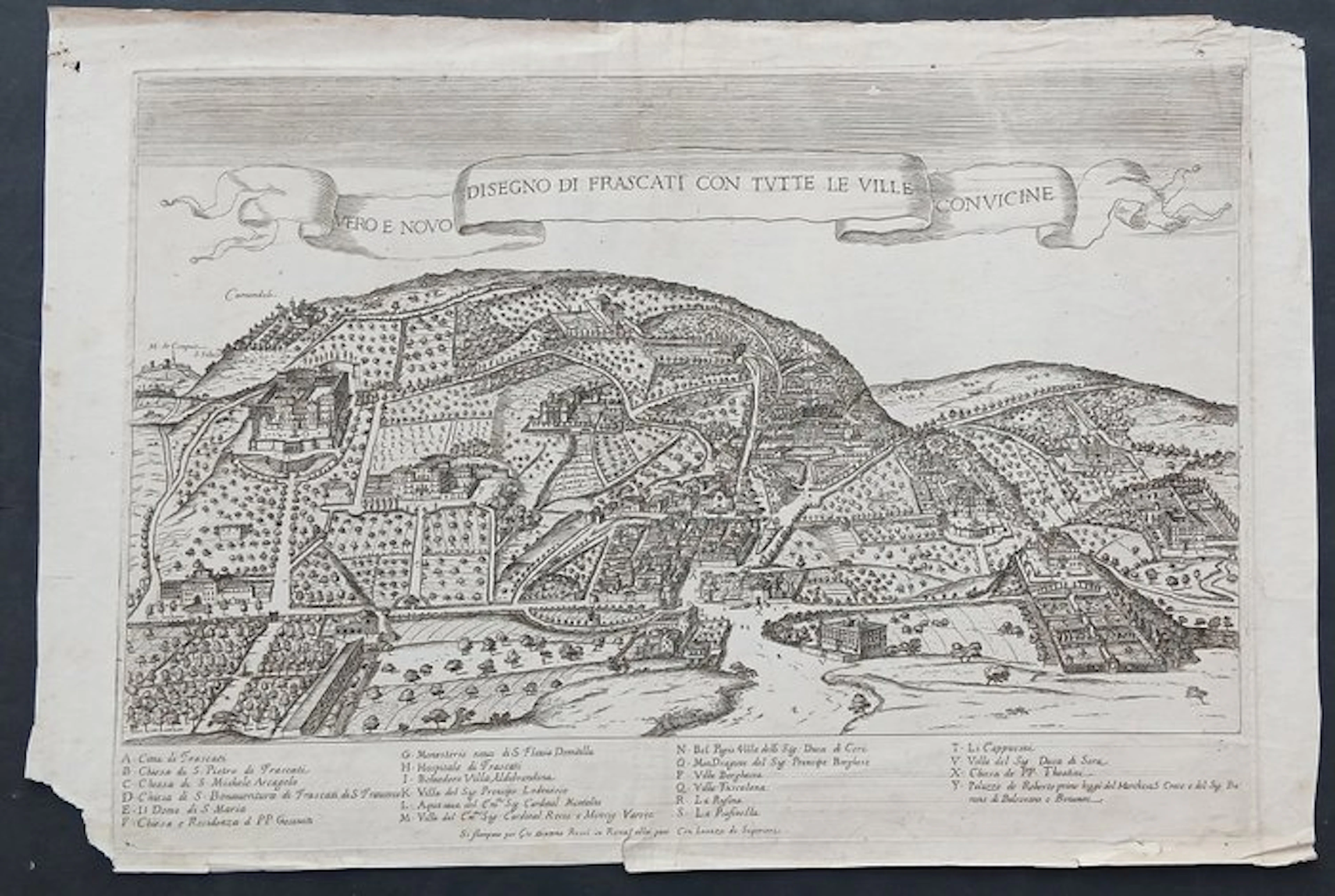 Dominique Barriere - Vero e Novo Disegno di Frascati con...
